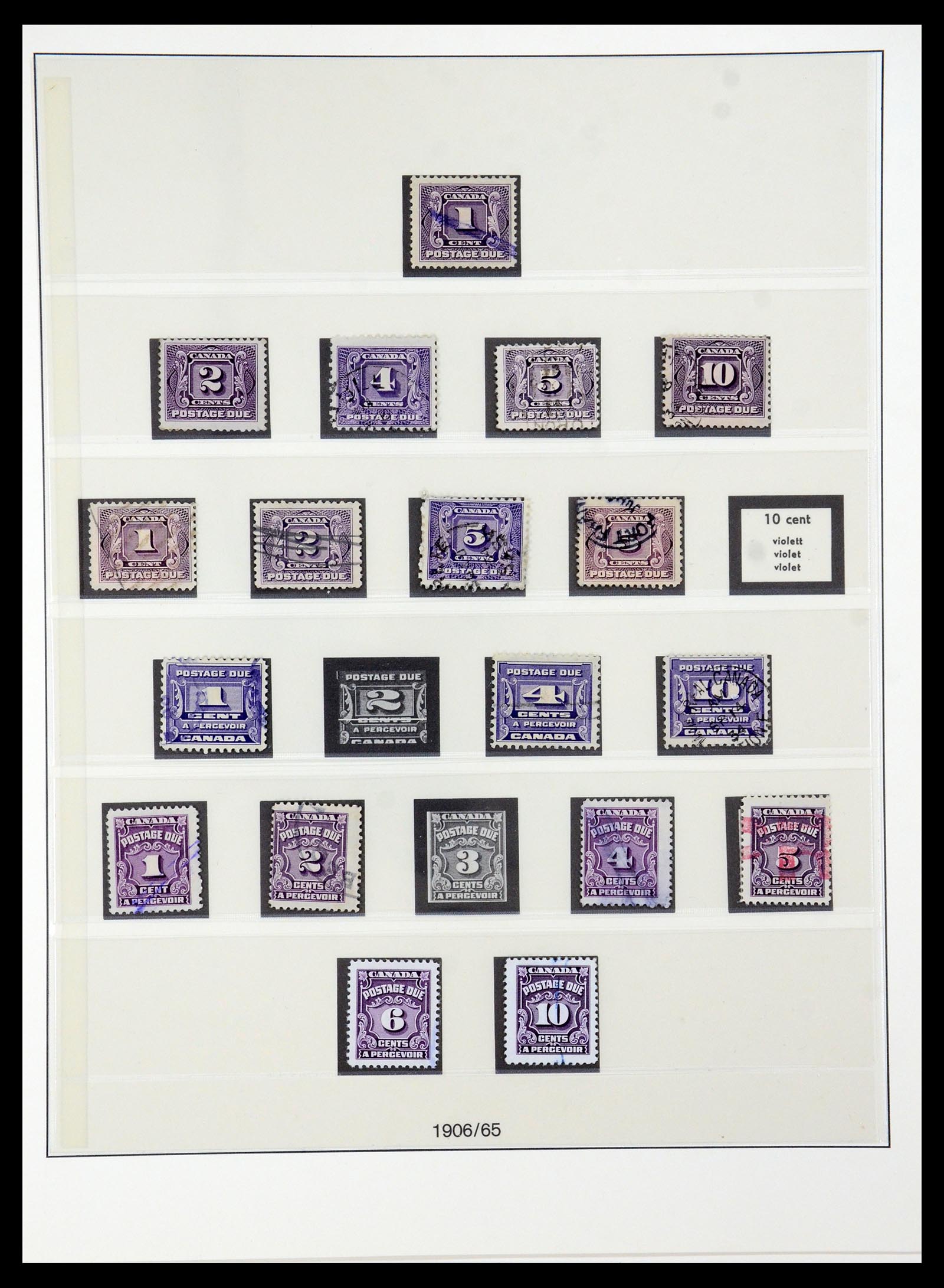 35901 010 - Postzegelverzameling 35901 Canada 1851-2007.