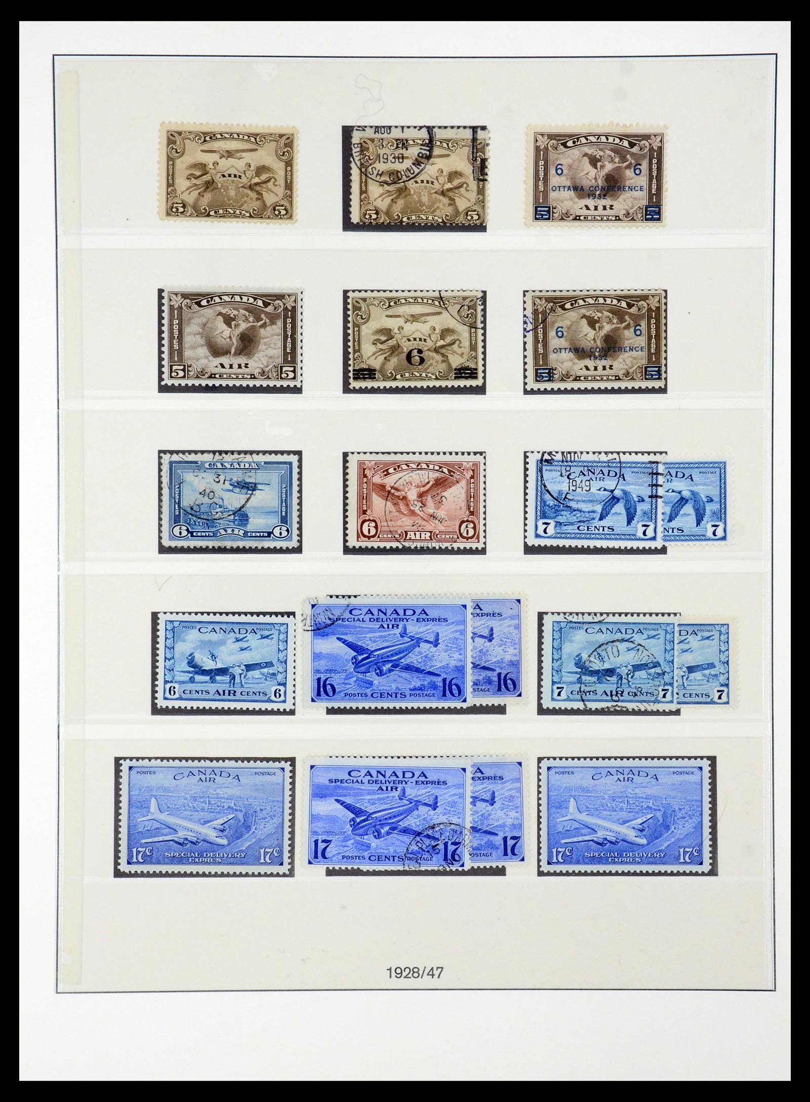 35901 016 - Postzegelverzameling 35901 Canada 1851-2007.