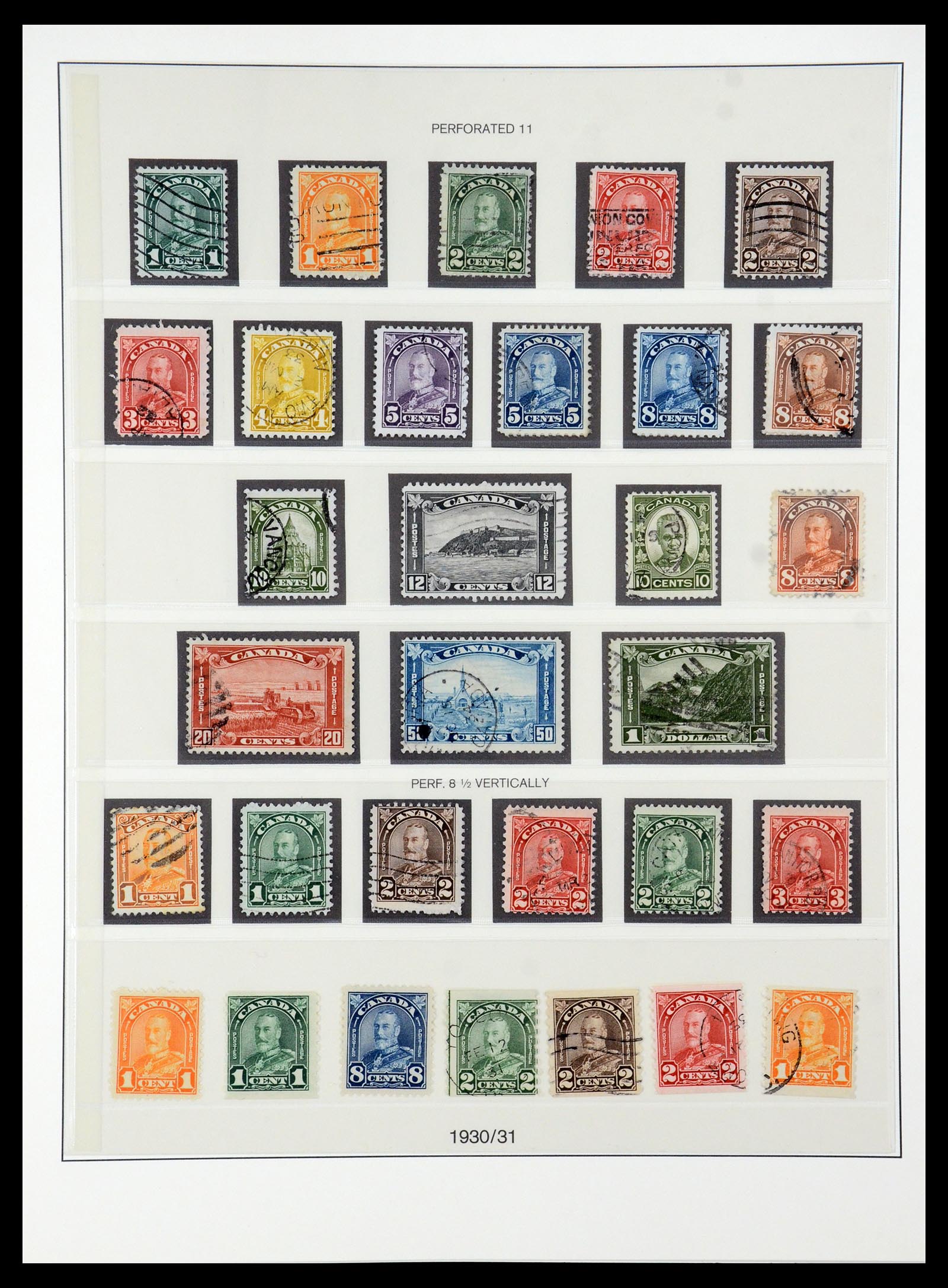 35901 018 - Postzegelverzameling 35901 Canada 1851-2007.
