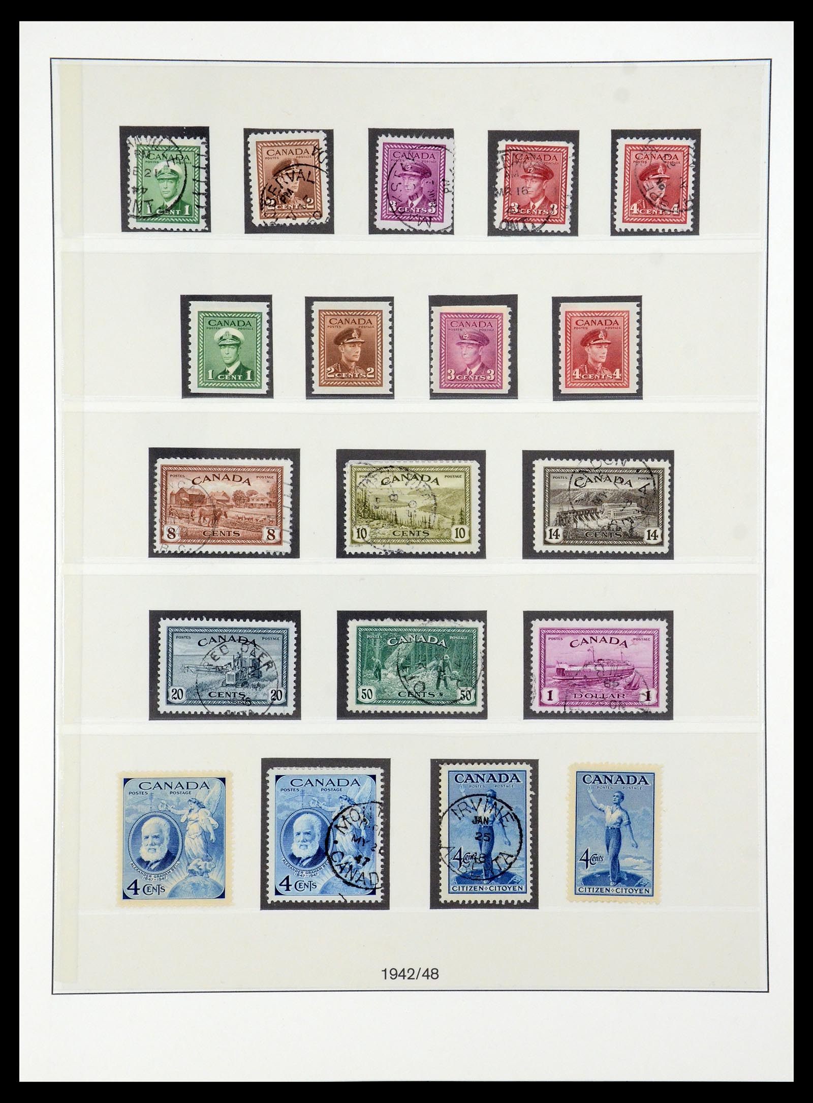 35901 024 - Postzegelverzameling 35901 Canada 1851-2007.