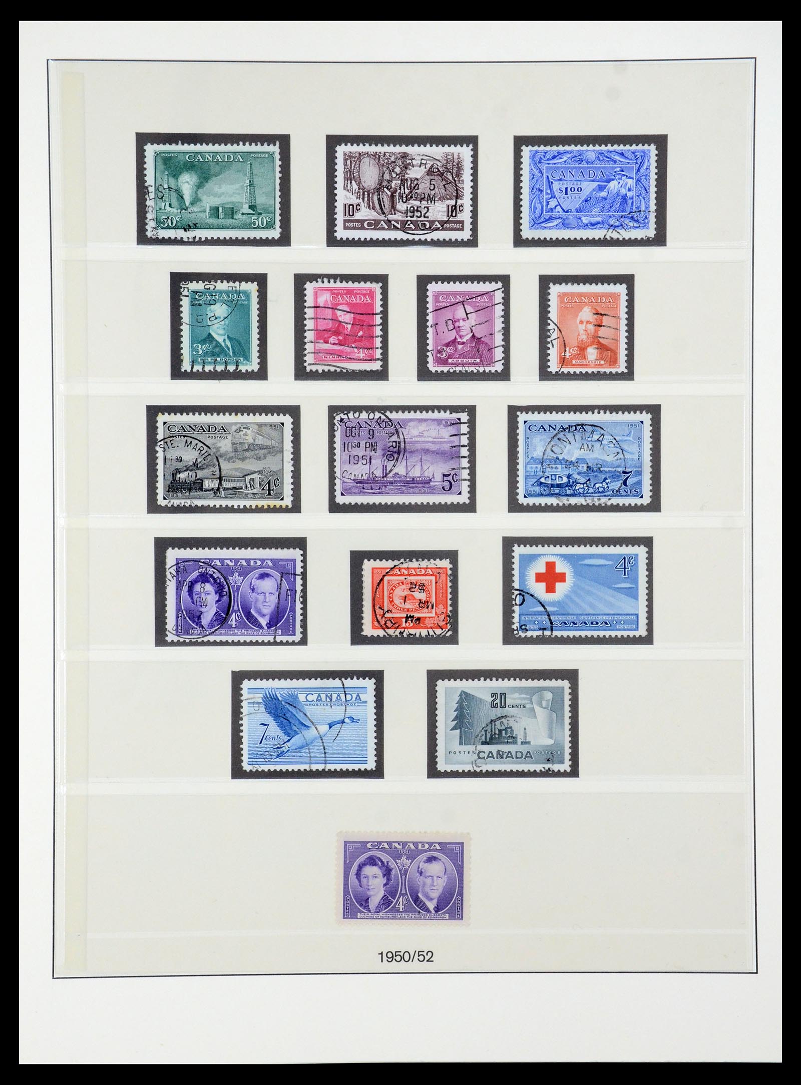 35901 026 - Postzegelverzameling 35901 Canada 1851-2007.