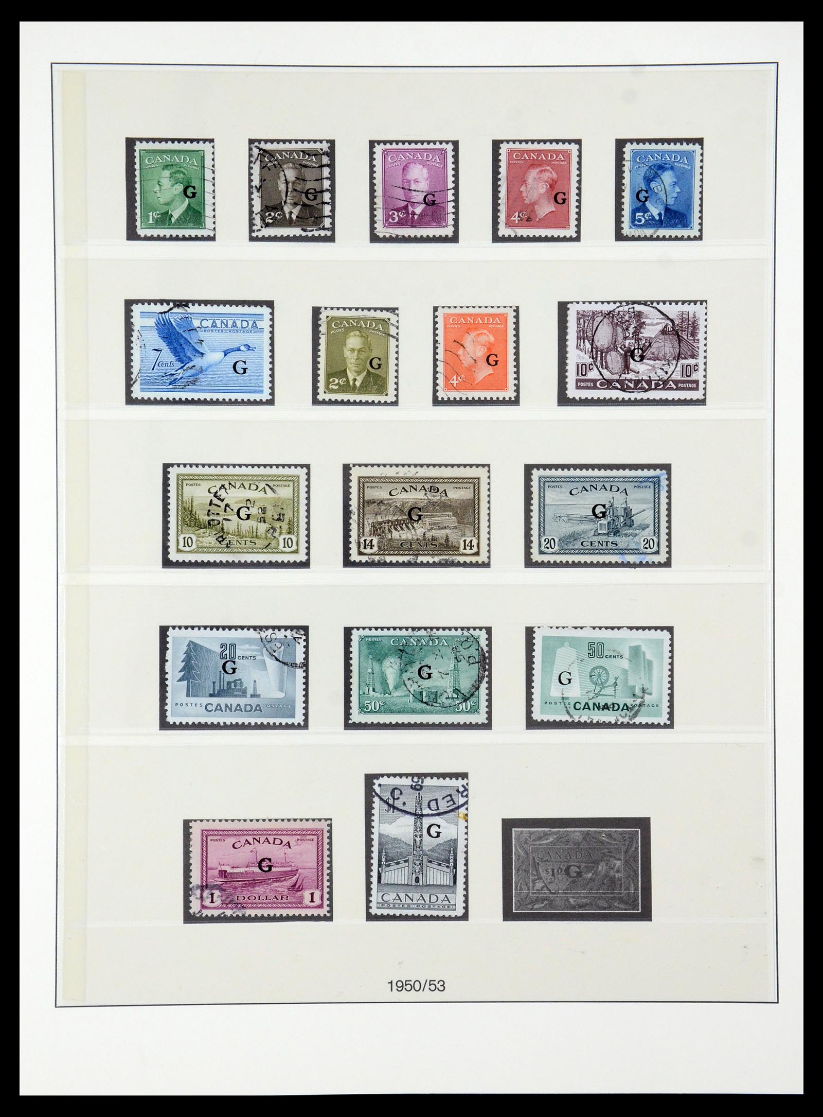 35901 028 - Postzegelverzameling 35901 Canada 1851-2007.
