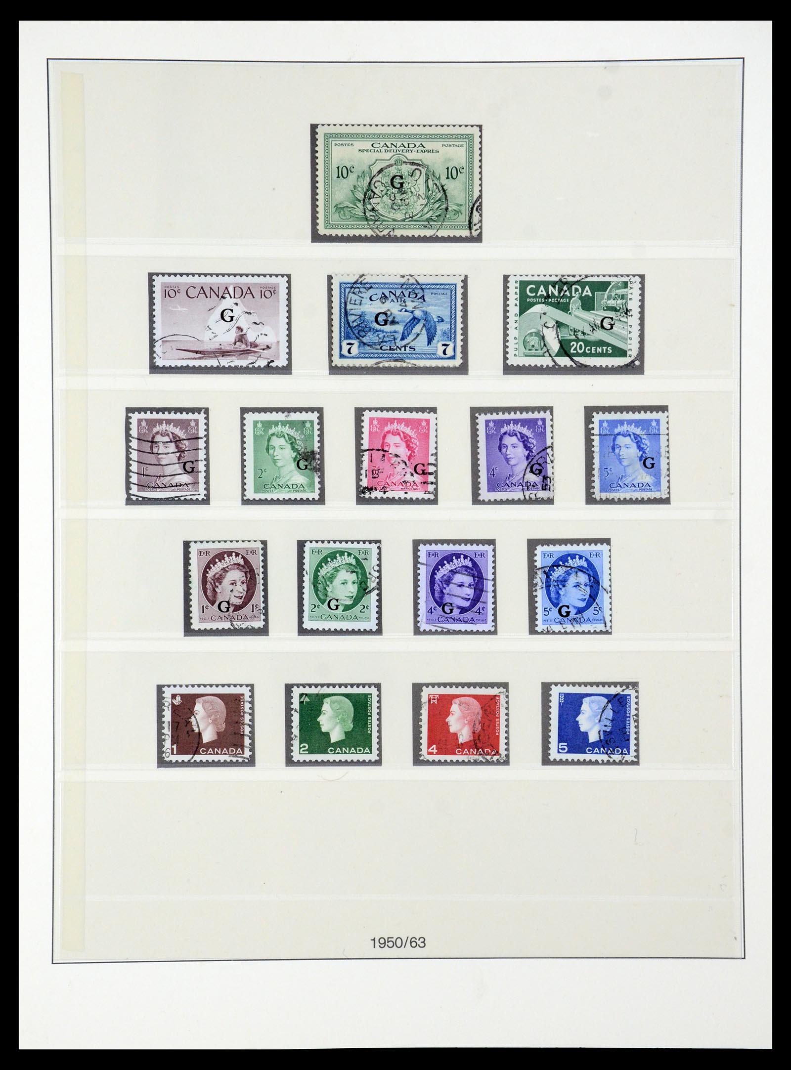 35901 029 - Postzegelverzameling 35901 Canada 1851-2007.