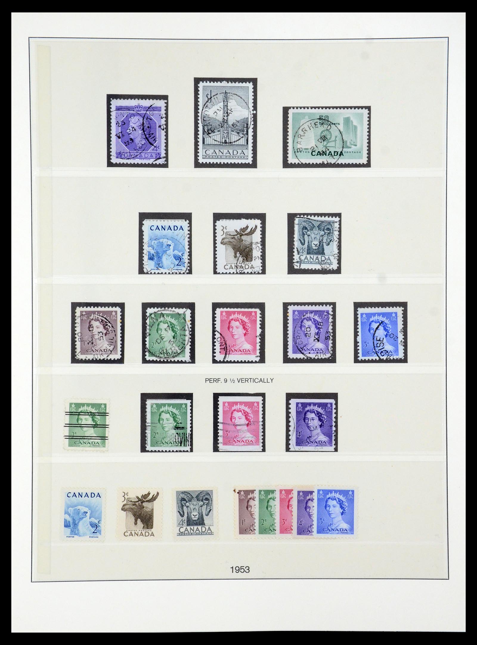 35901 030 - Postzegelverzameling 35901 Canada 1851-2007.