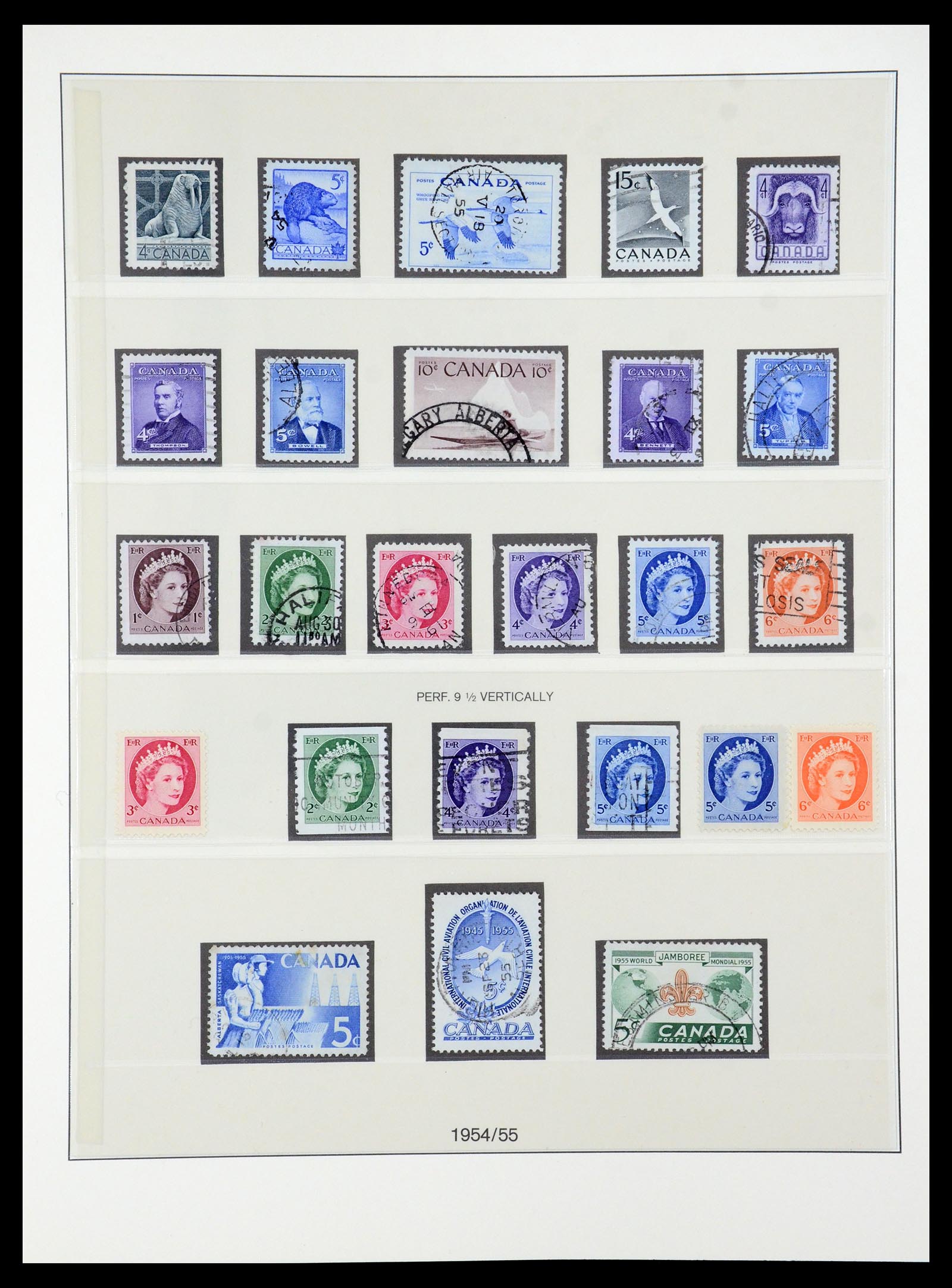 35901 031 - Postzegelverzameling 35901 Canada 1851-2007.