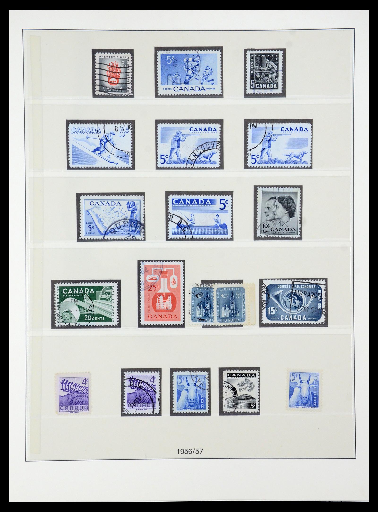 35901 032 - Postzegelverzameling 35901 Canada 1851-2007.