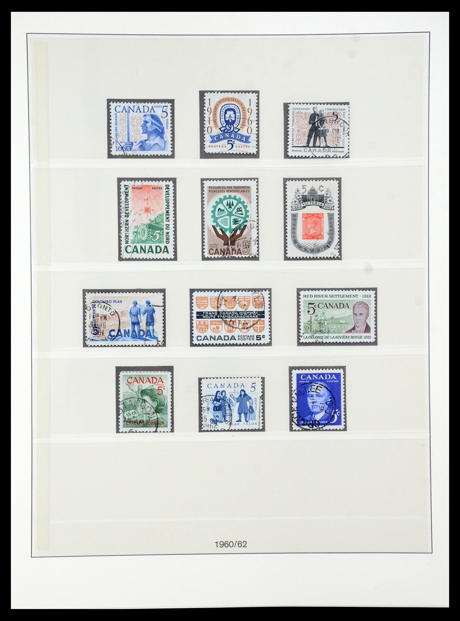 35901 034 - Postzegelverzameling 35901 Canada 1851-2007.
