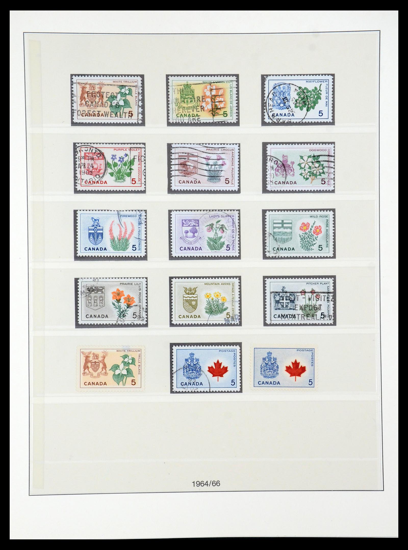 35901 037 - Postzegelverzameling 35901 Canada 1851-2007.