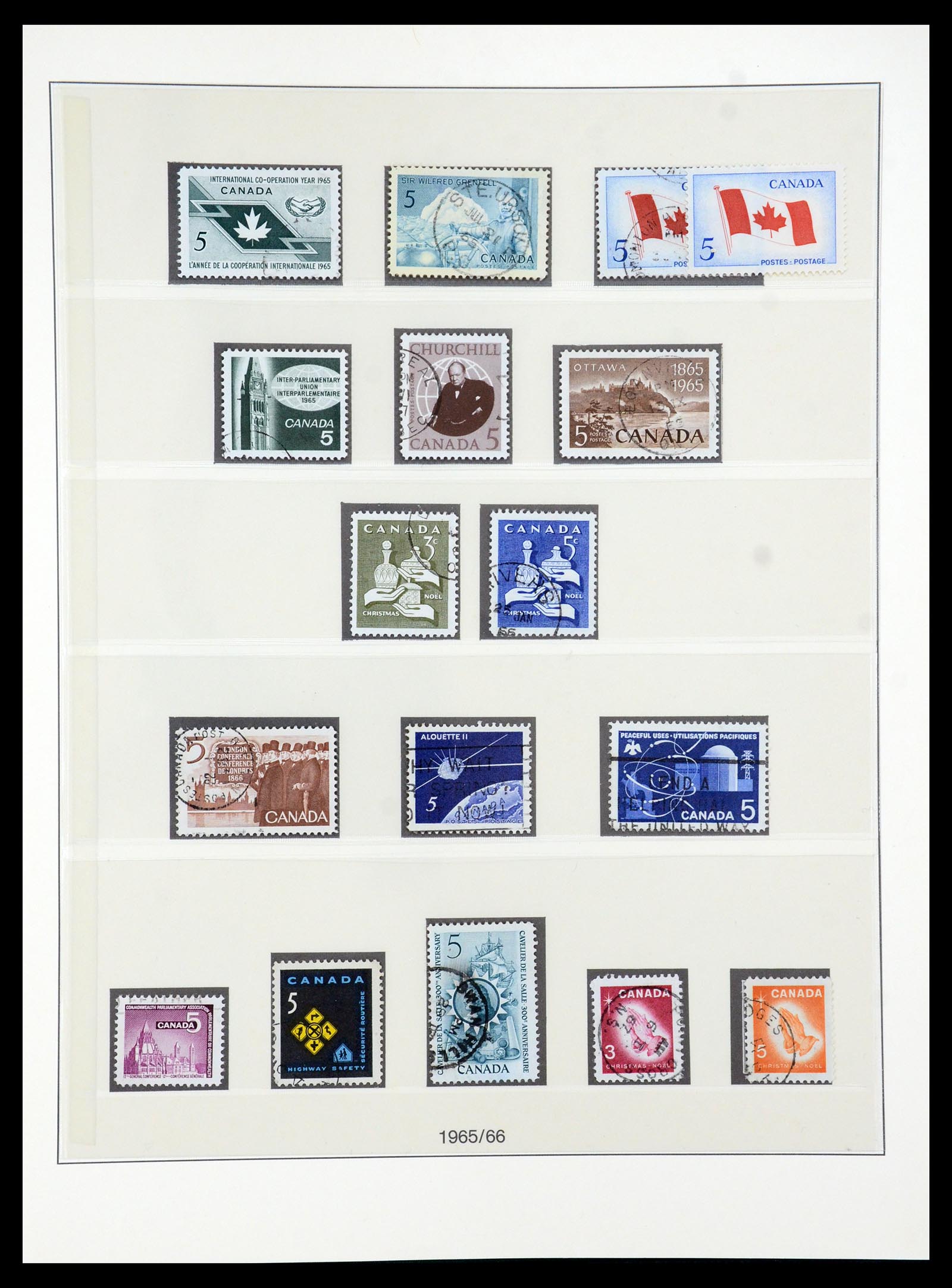 35901 039 - Postzegelverzameling 35901 Canada 1851-2007.