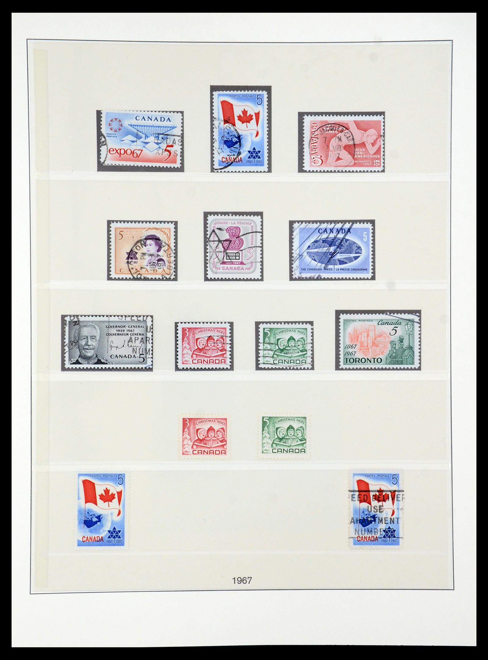 35901 040 - Postzegelverzameling 35901 Canada 1851-2007.