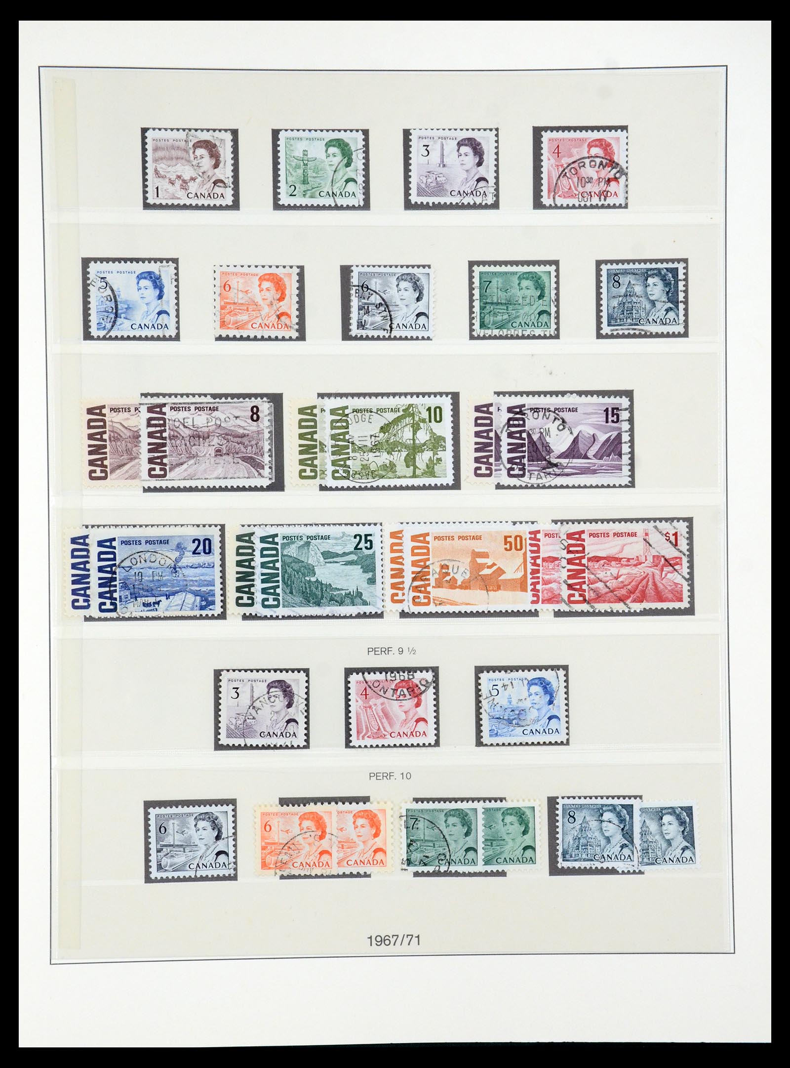 35901 042 - Postzegelverzameling 35901 Canada 1851-2007.