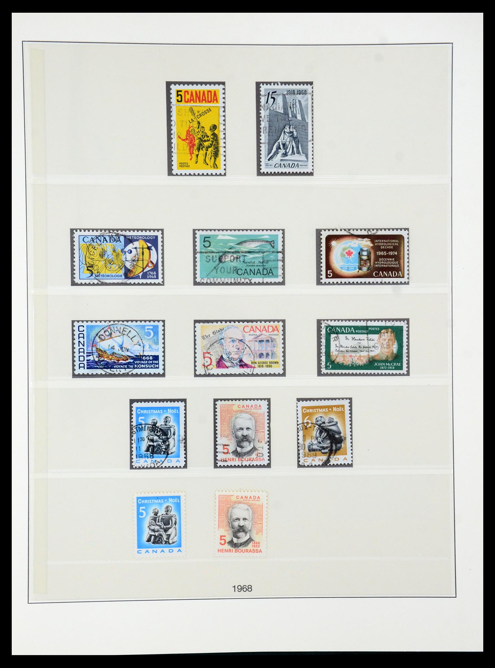 35901 044 - Postzegelverzameling 35901 Canada 1851-2007.