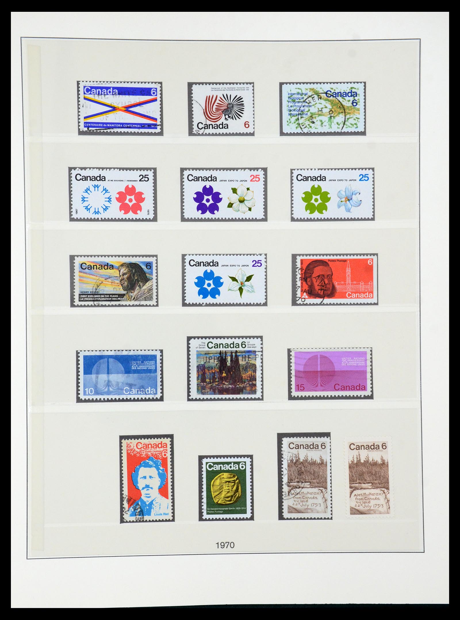 35901 046 - Postzegelverzameling 35901 Canada 1851-2007.