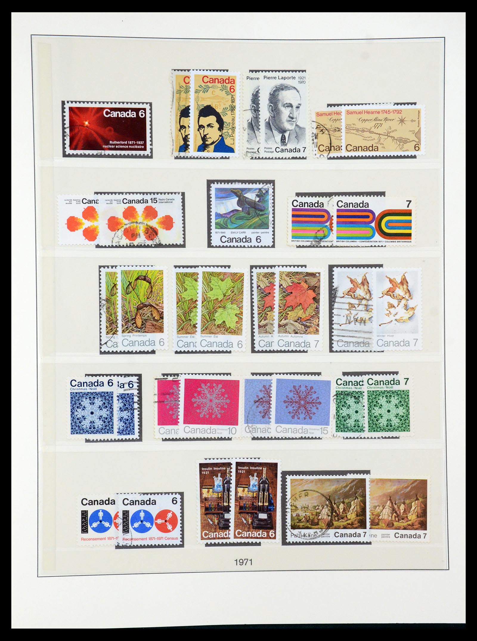 35901 048 - Postzegelverzameling 35901 Canada 1851-2007.