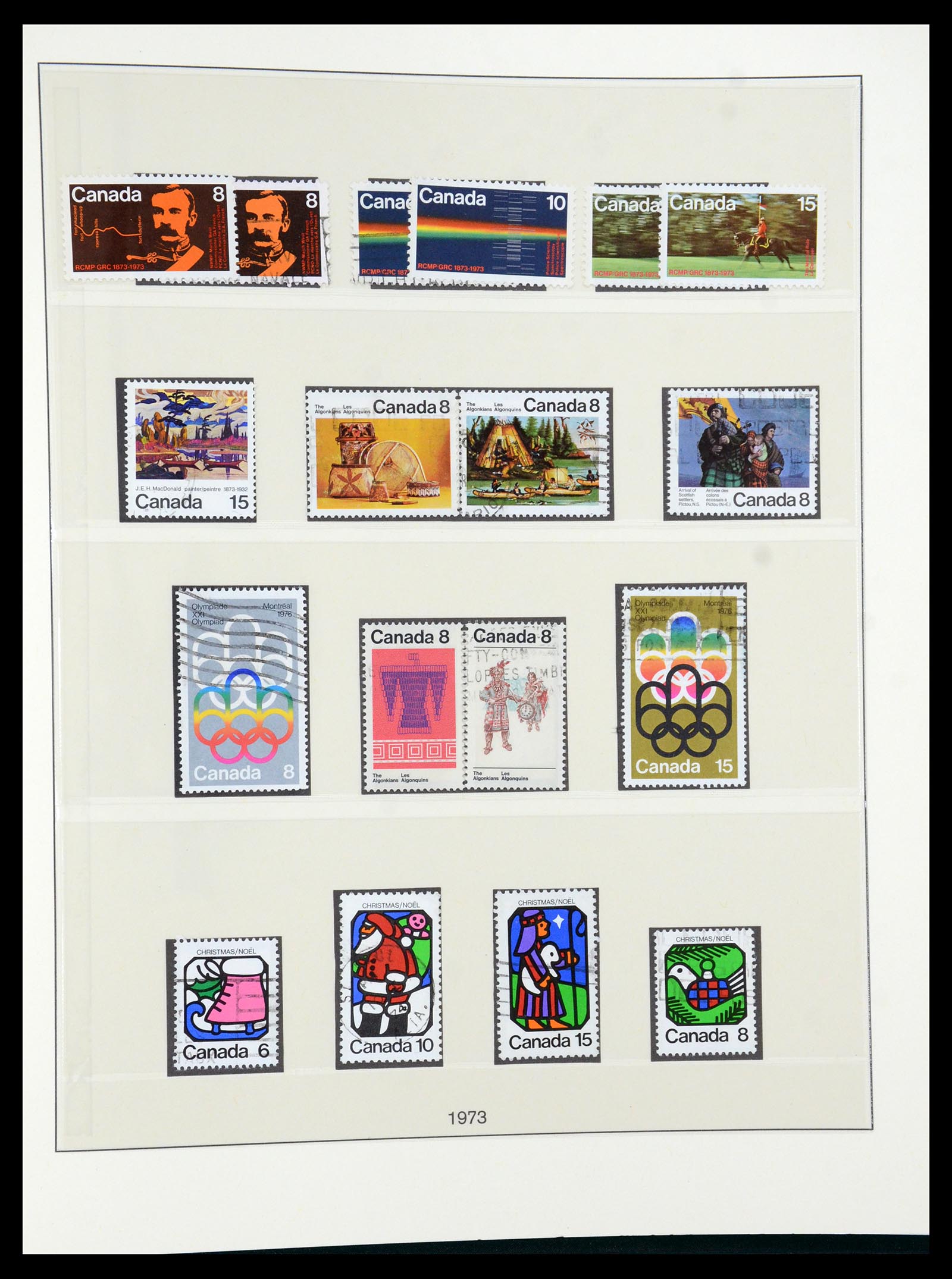 35901 054 - Postzegelverzameling 35901 Canada 1851-2007.