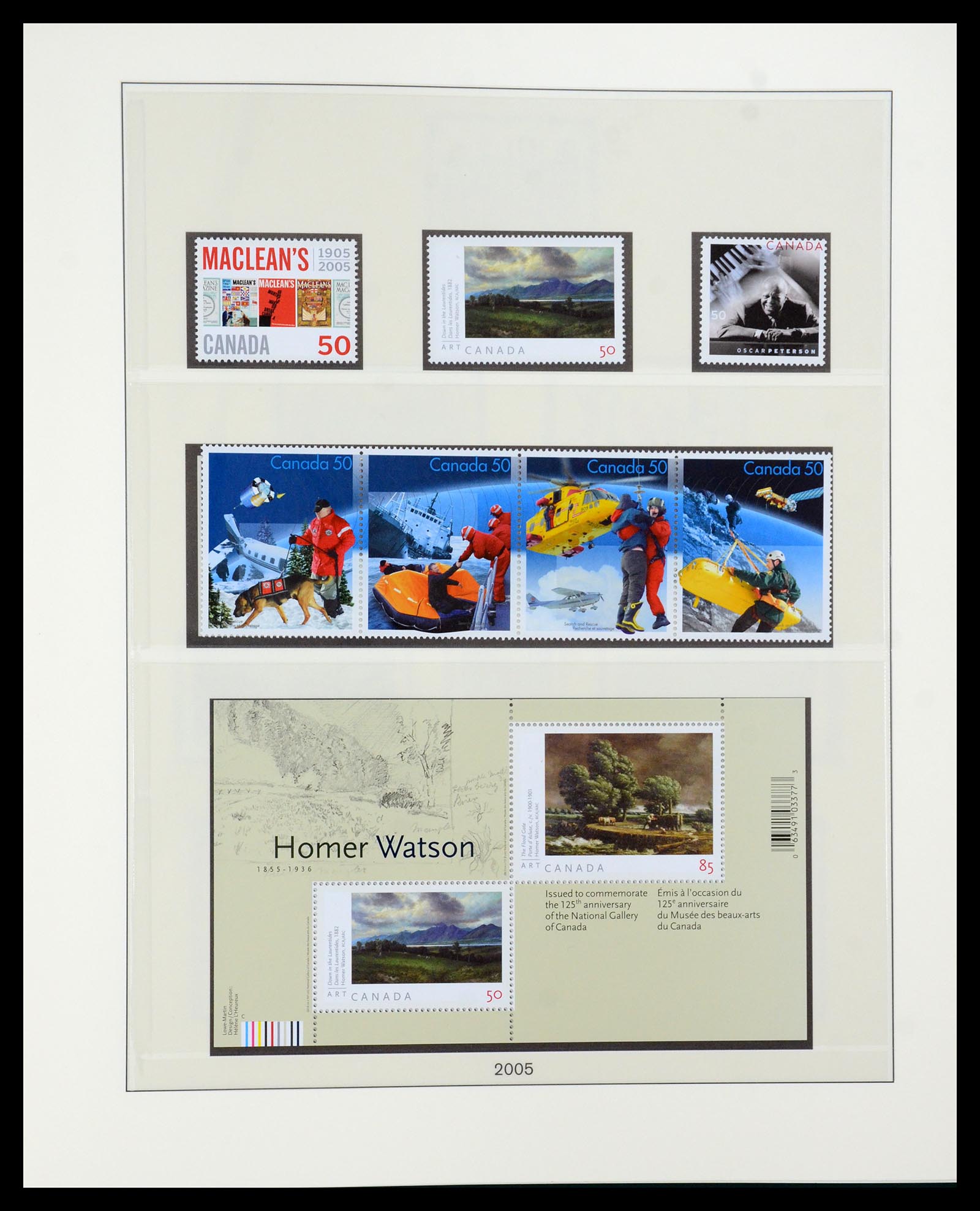 35901 262 - Postzegelverzameling 35901 Canada 1851-2007.