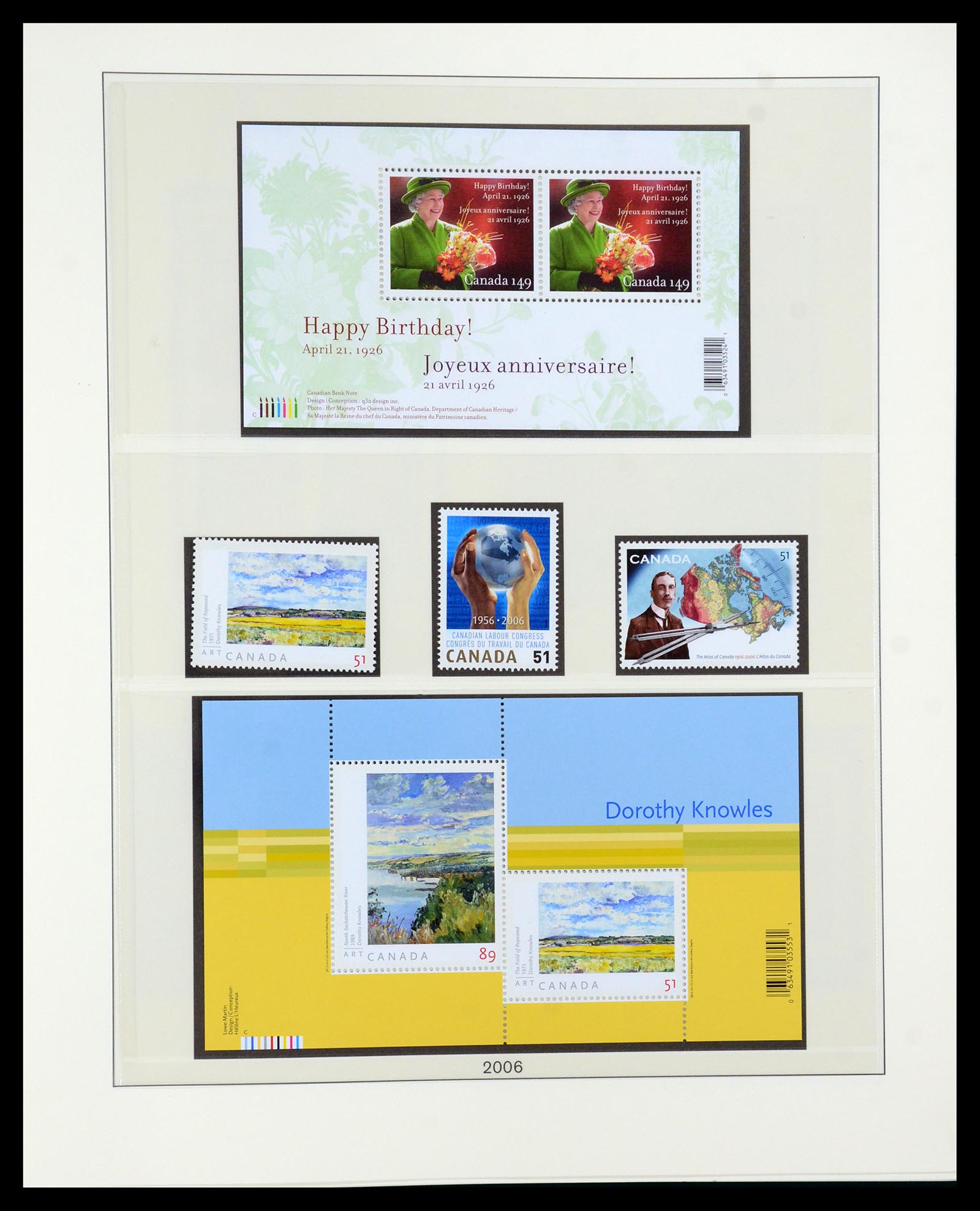 35901 268 - Postzegelverzameling 35901 Canada 1851-2007.