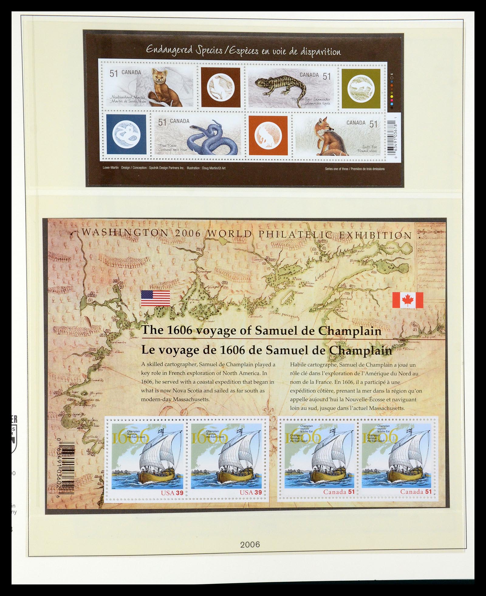 35901 271 - Postzegelverzameling 35901 Canada 1851-2007.