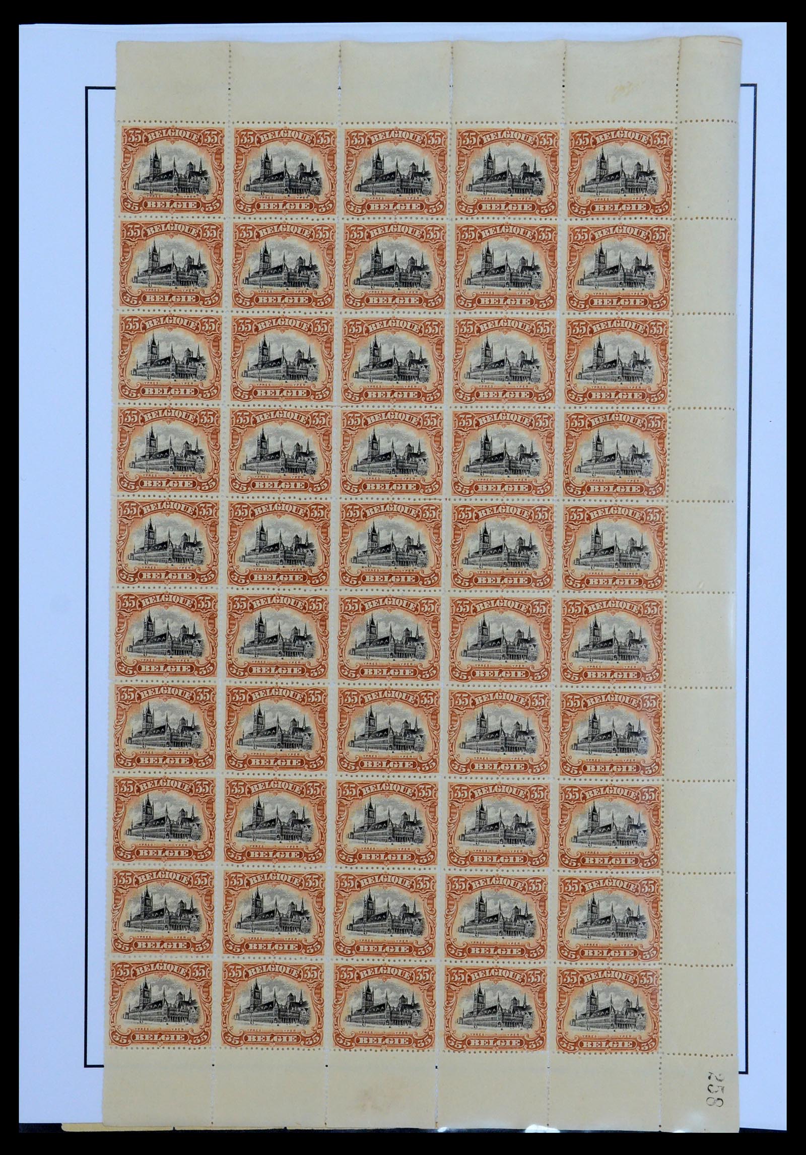 35903 002 - Postzegelverzameling 35903 België 1914-1918.
