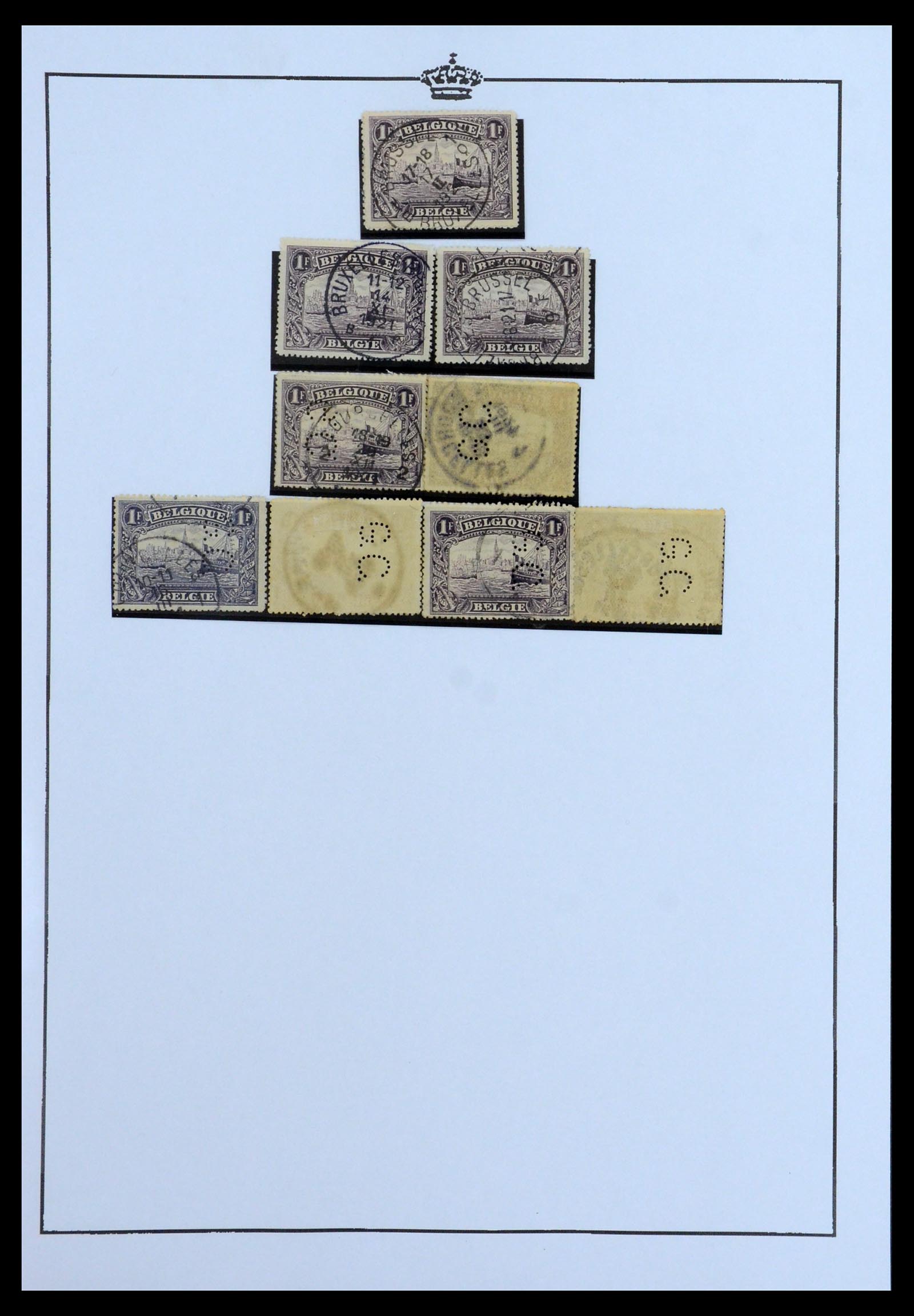 35903 009 - Postzegelverzameling 35903 België 1914-1918.