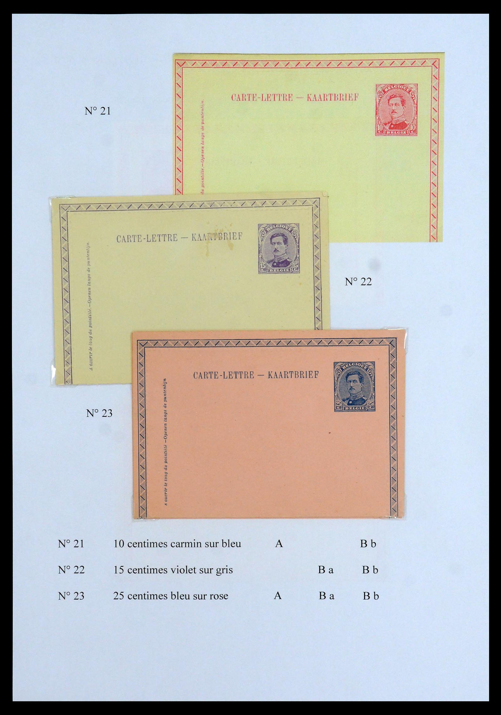 35903 024 - Stamp Collection 35903 Belgium 1914-1918.