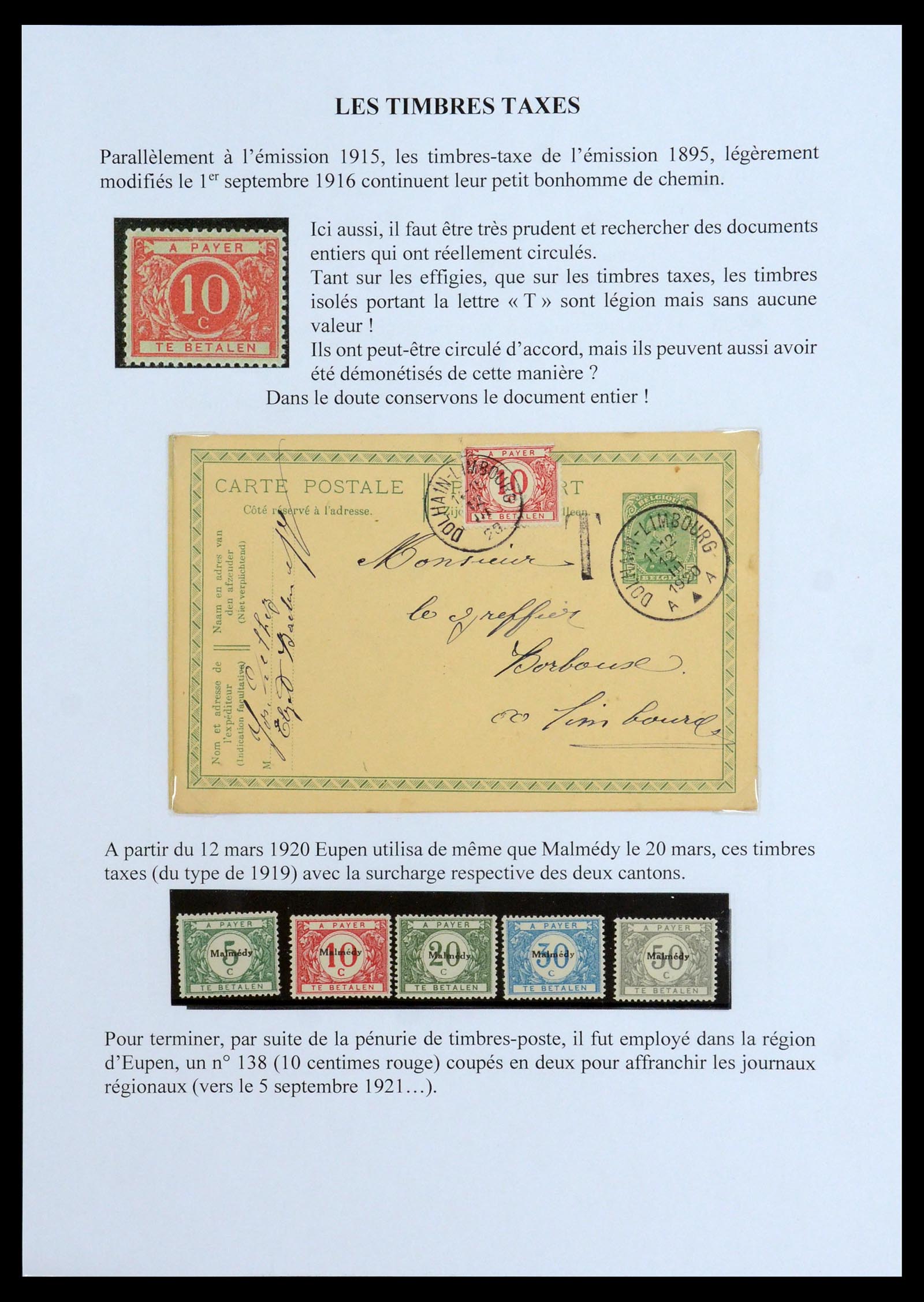 35903 025 - Stamp Collection 35903 Belgium 1914-1918.