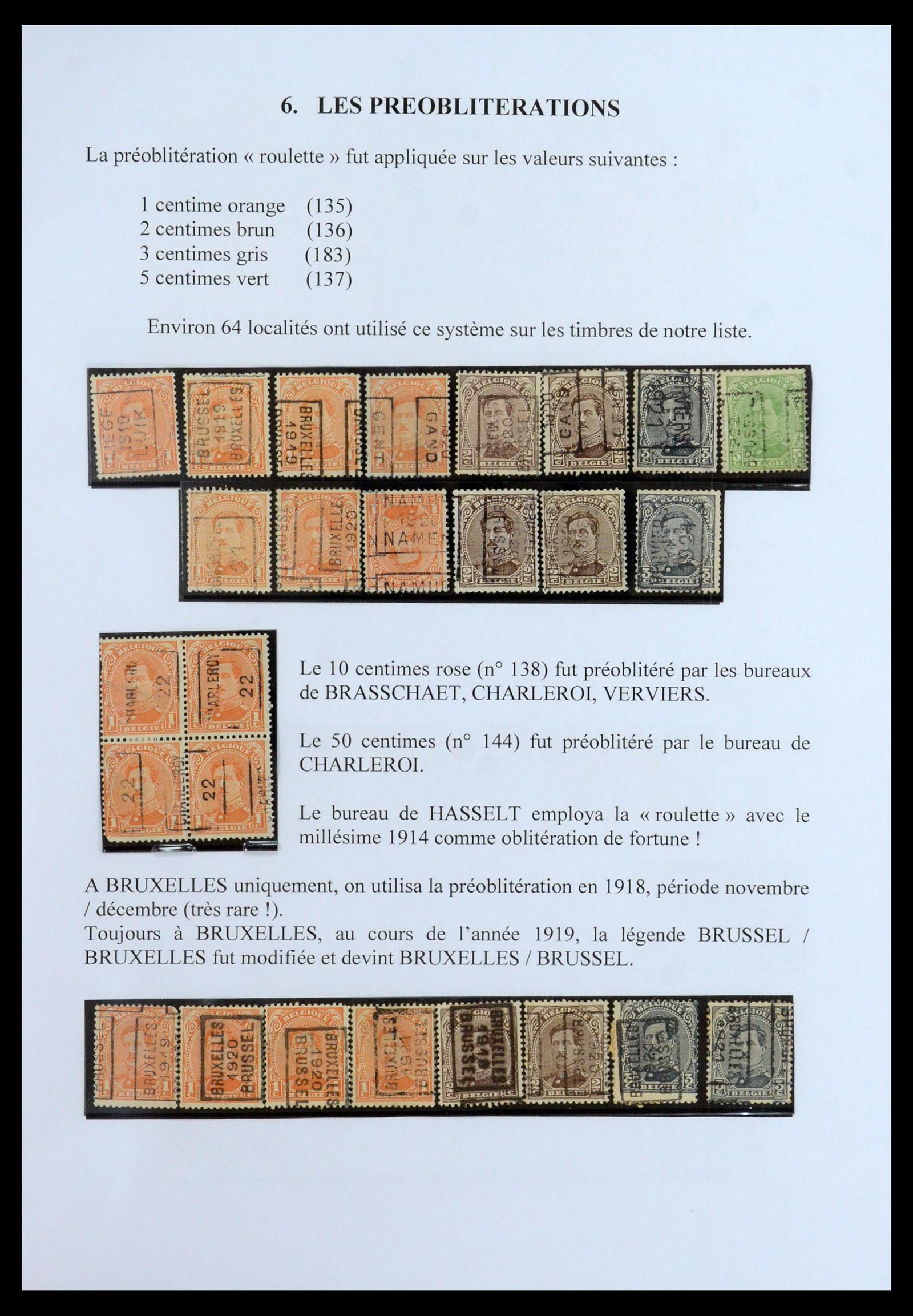 35903 026 - Stamp Collection 35903 Belgium 1914-1918.