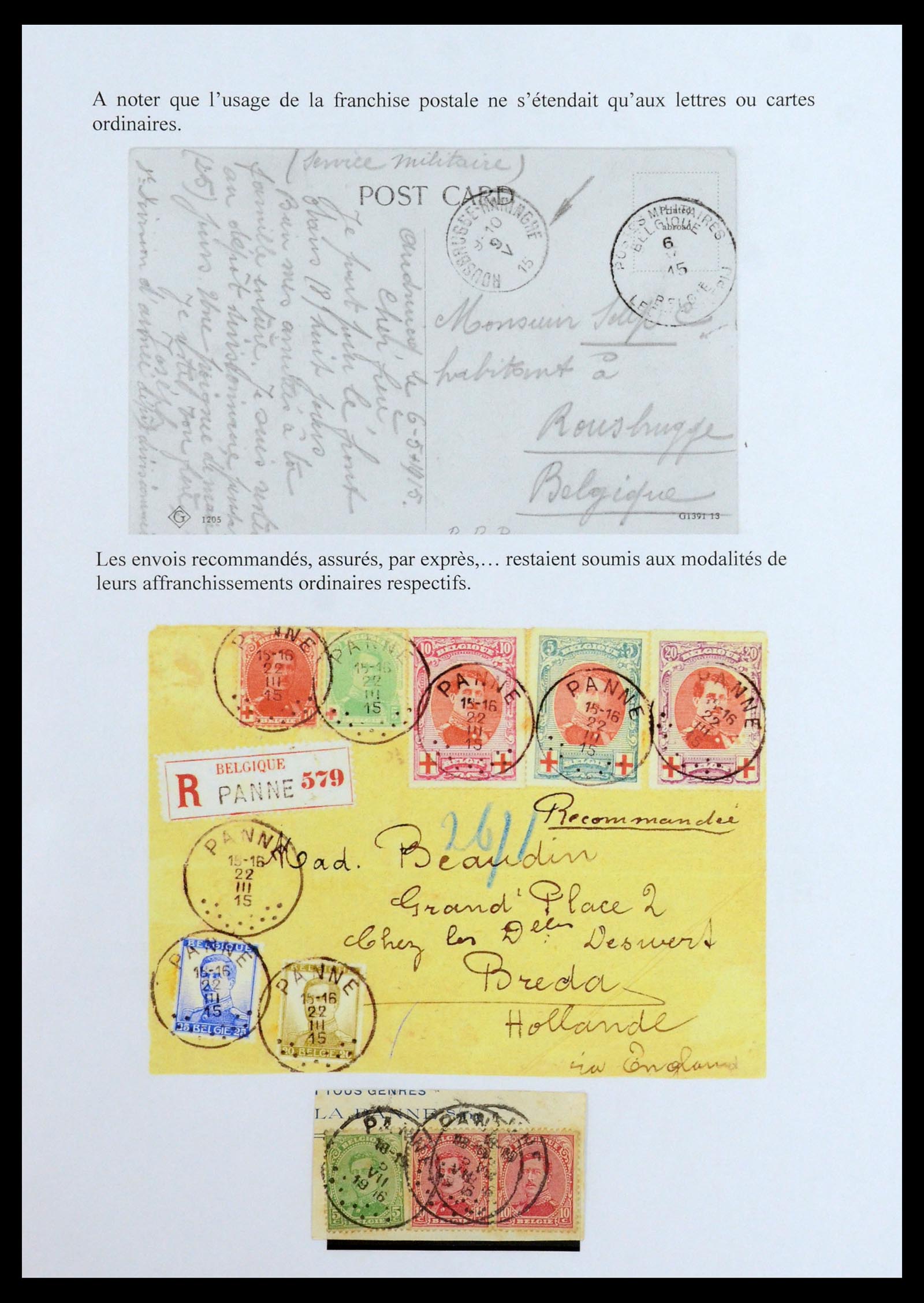 35903 031 - Postzegelverzameling 35903 België 1914-1918.