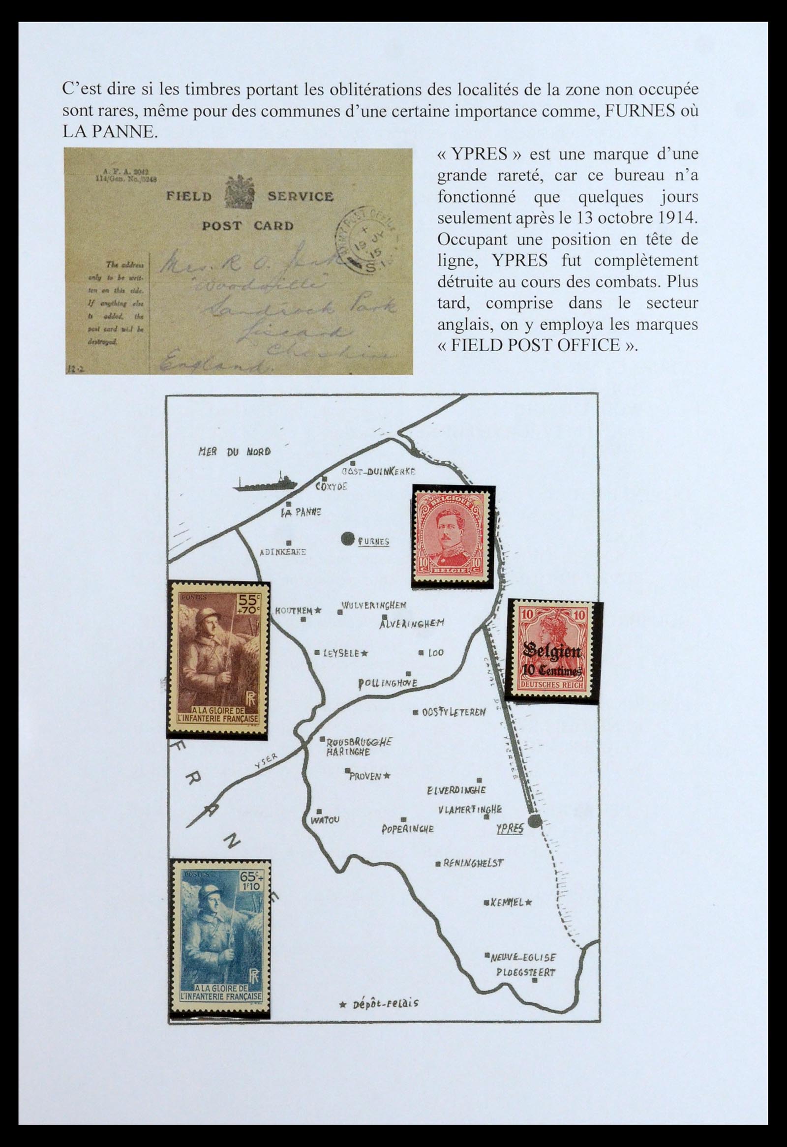 35903 032 - Postzegelverzameling 35903 België 1914-1918.