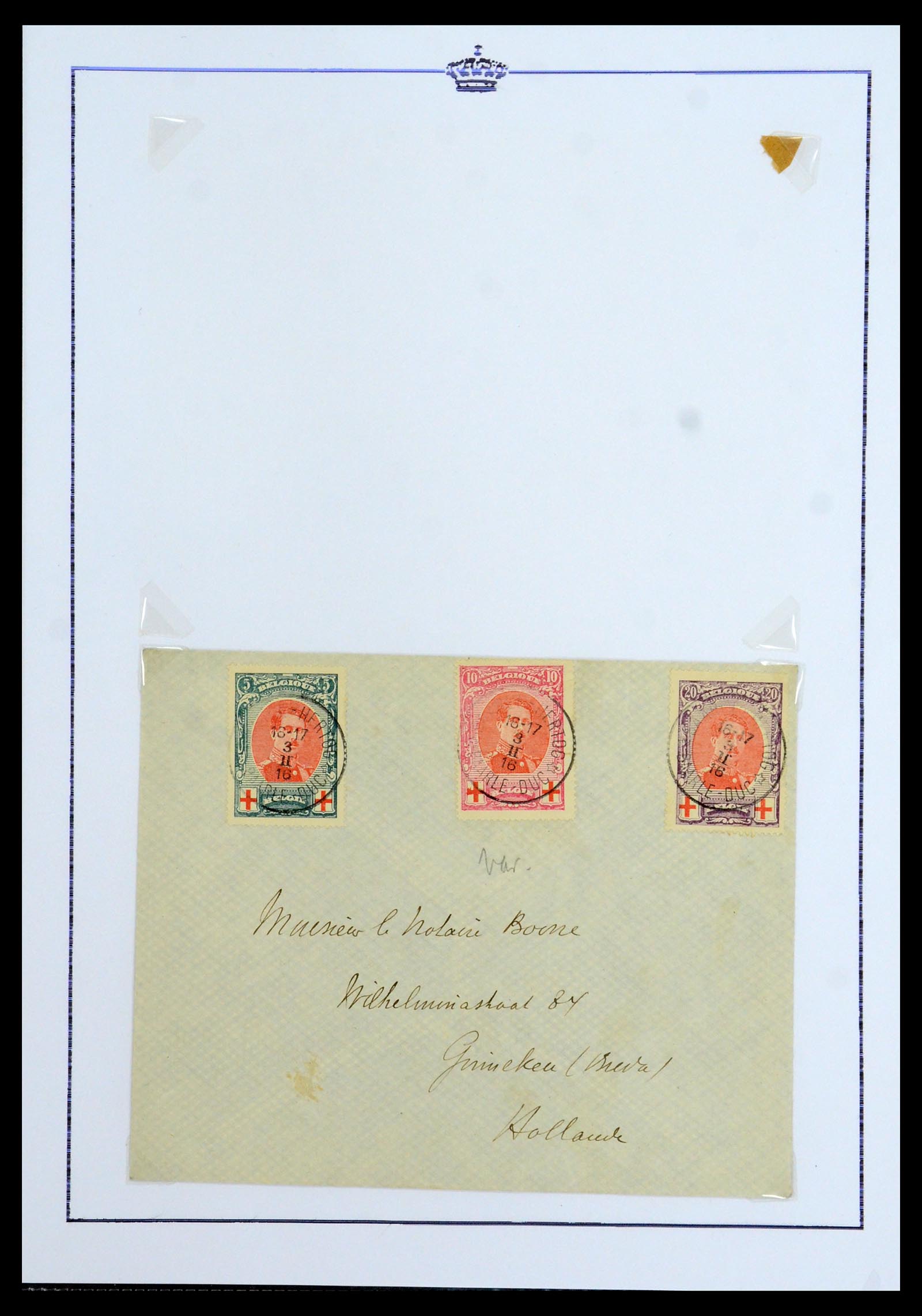 35903 045 - Postzegelverzameling 35903 België 1914-1918.