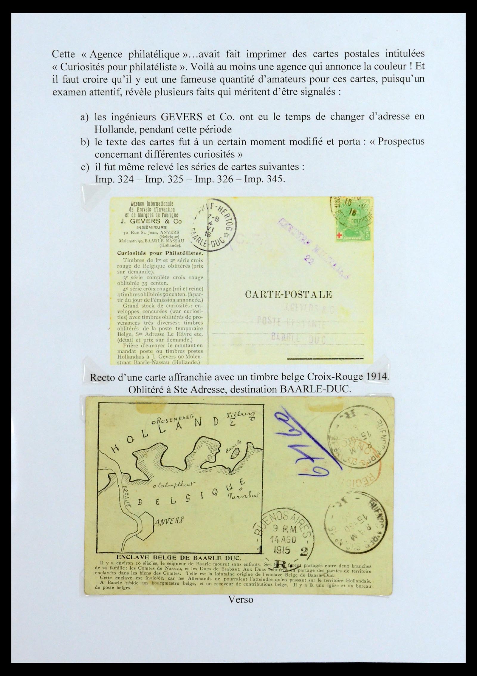 35903 046 - Stamp Collection 35903 Belgium 1914-1918.
