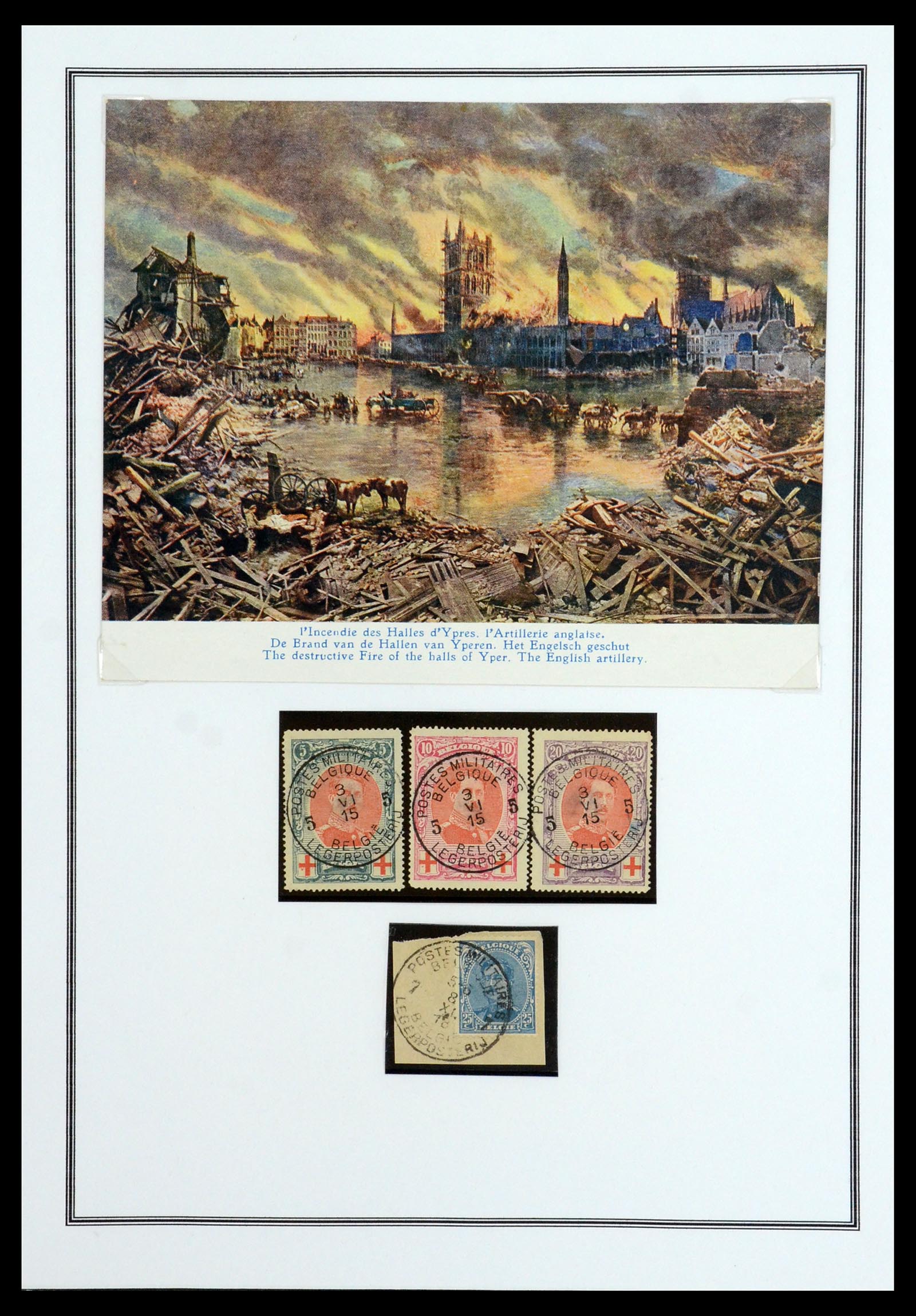 35903 051 - Postzegelverzameling 35903 België 1914-1918.