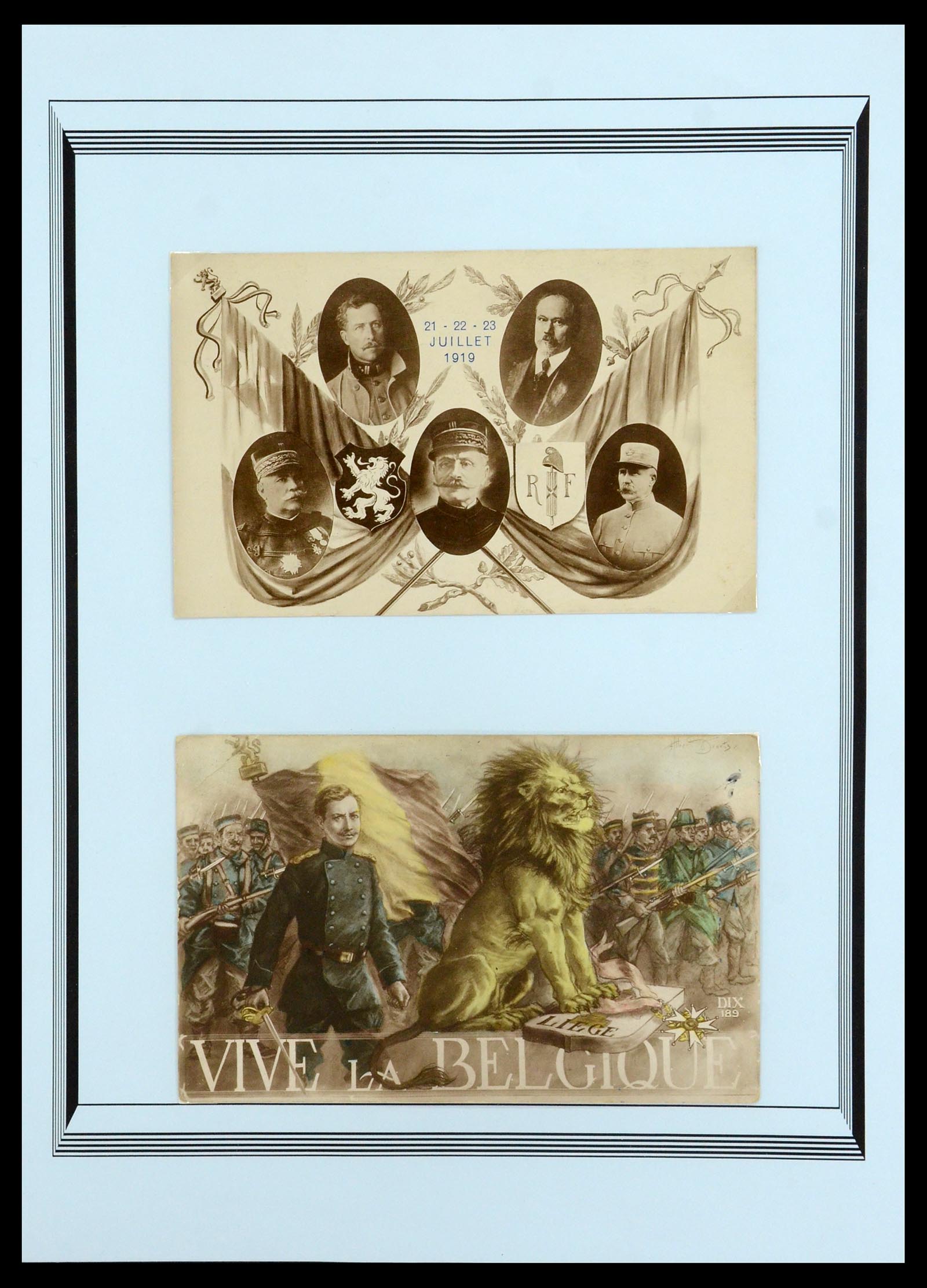 35903 065 - Stamp Collection 35903 Belgium 1914-1918.