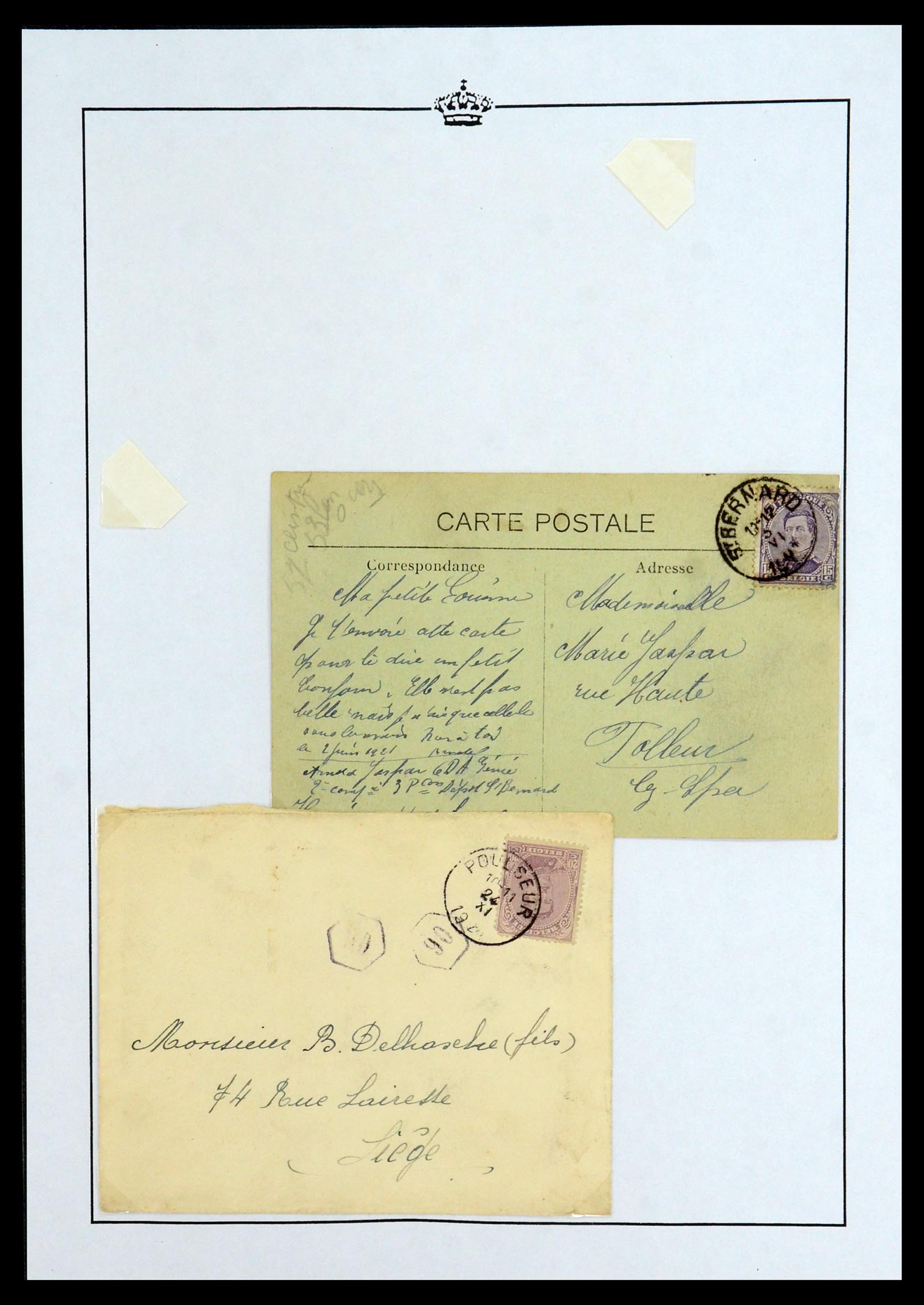 35903 068 - Postzegelverzameling 35903 België 1914-1918.