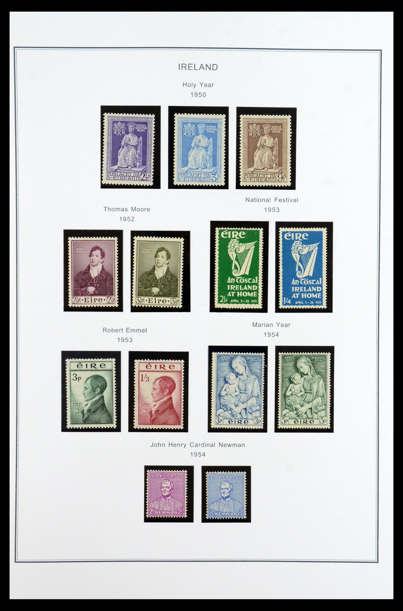 35904 011 - Postzegelverzameling 35904 Ierland 1922-2002.