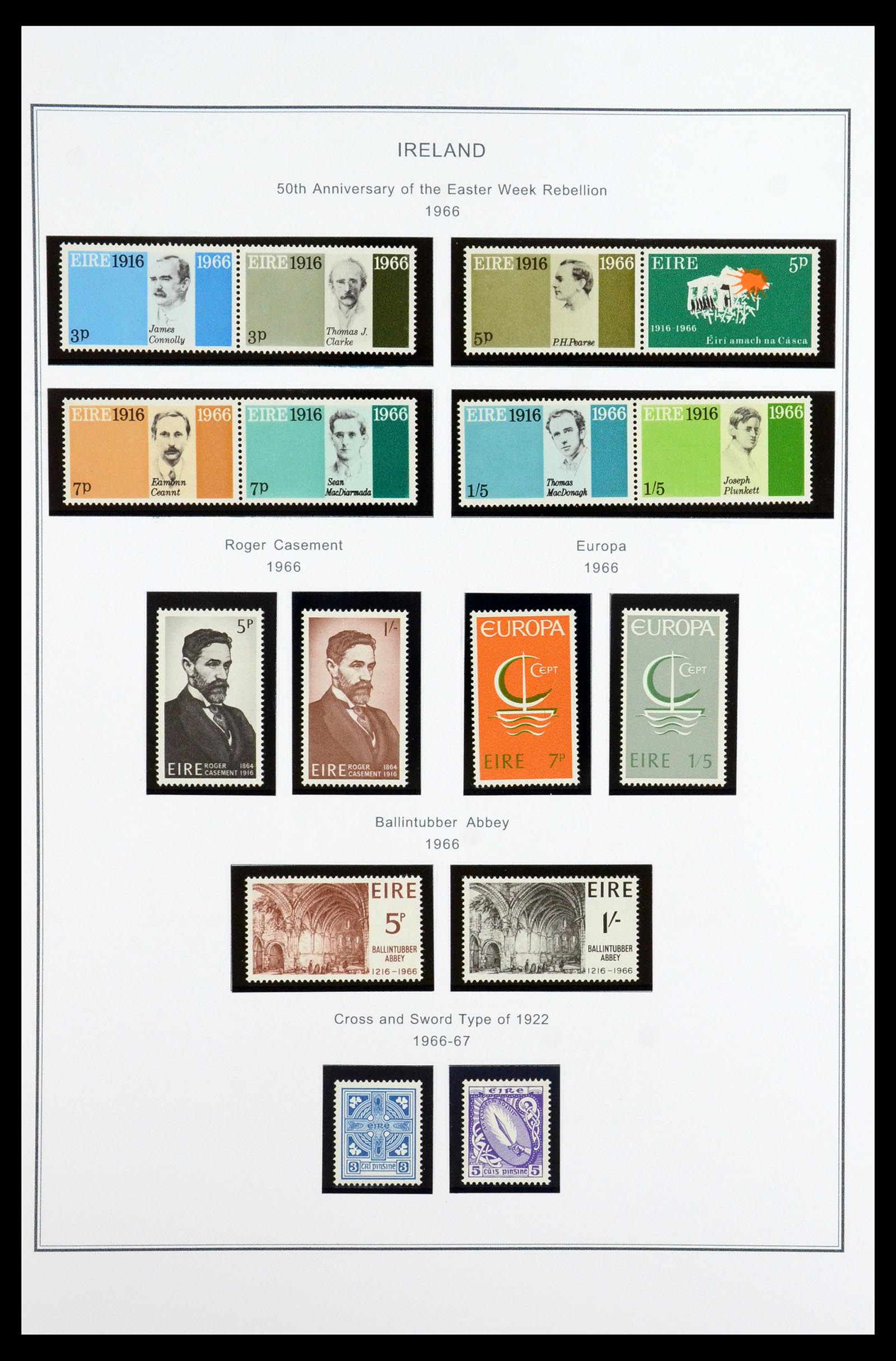 35904 017 - Postzegelverzameling 35904 Ierland 1922-2002.