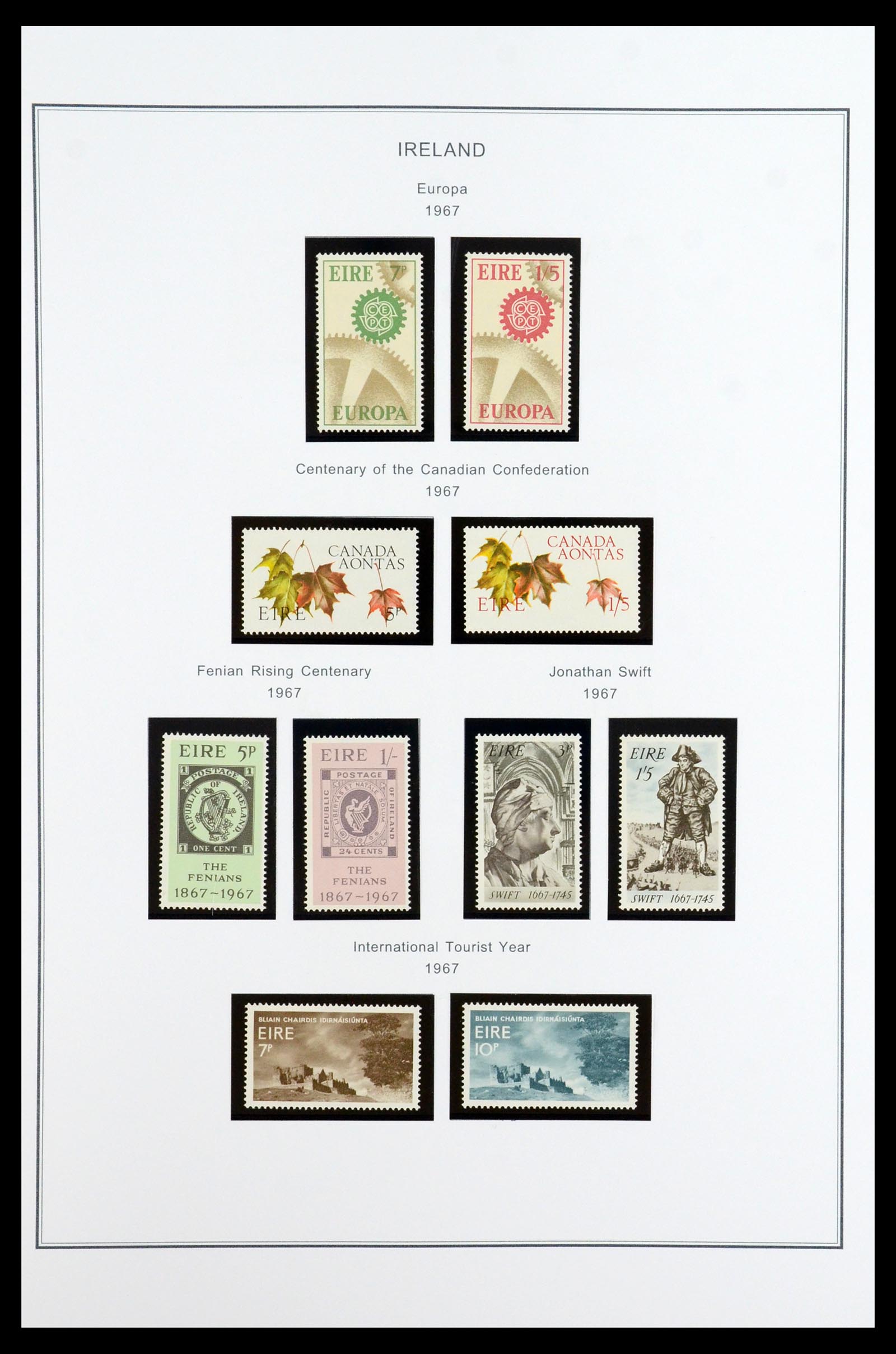 35904 018 - Postzegelverzameling 35904 Ierland 1922-2002.