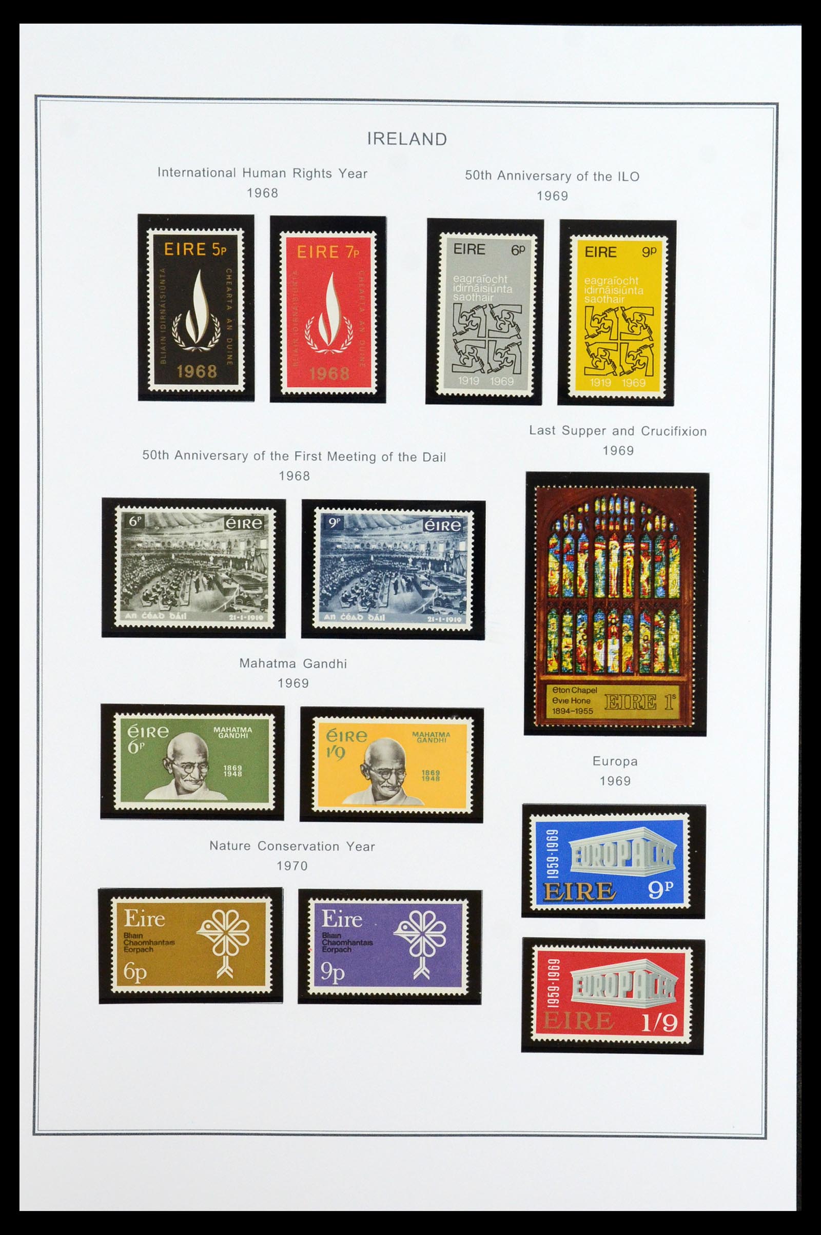 35904 021 - Postzegelverzameling 35904 Ierland 1922-2002.