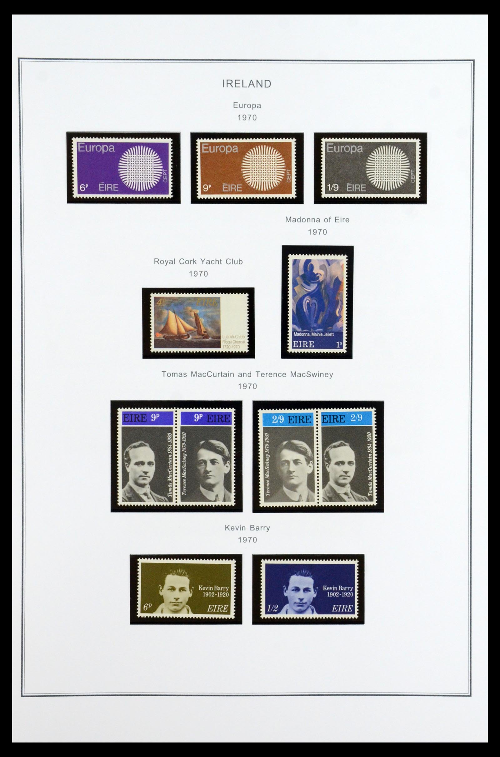35904 022 - Postzegelverzameling 35904 Ierland 1922-2002.