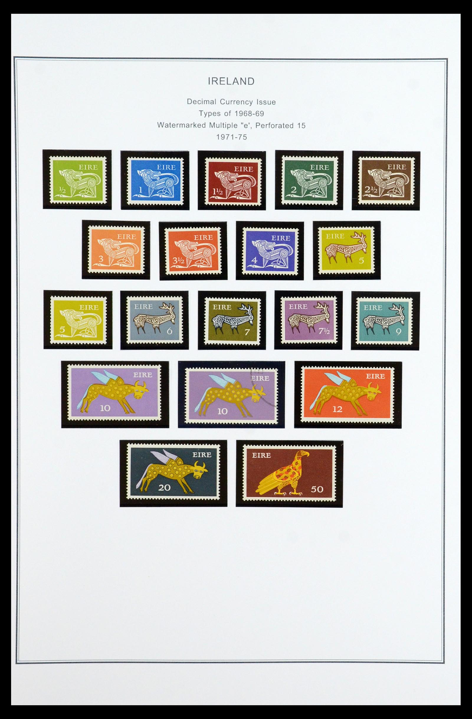 35904 023 - Postzegelverzameling 35904 Ierland 1922-2002.