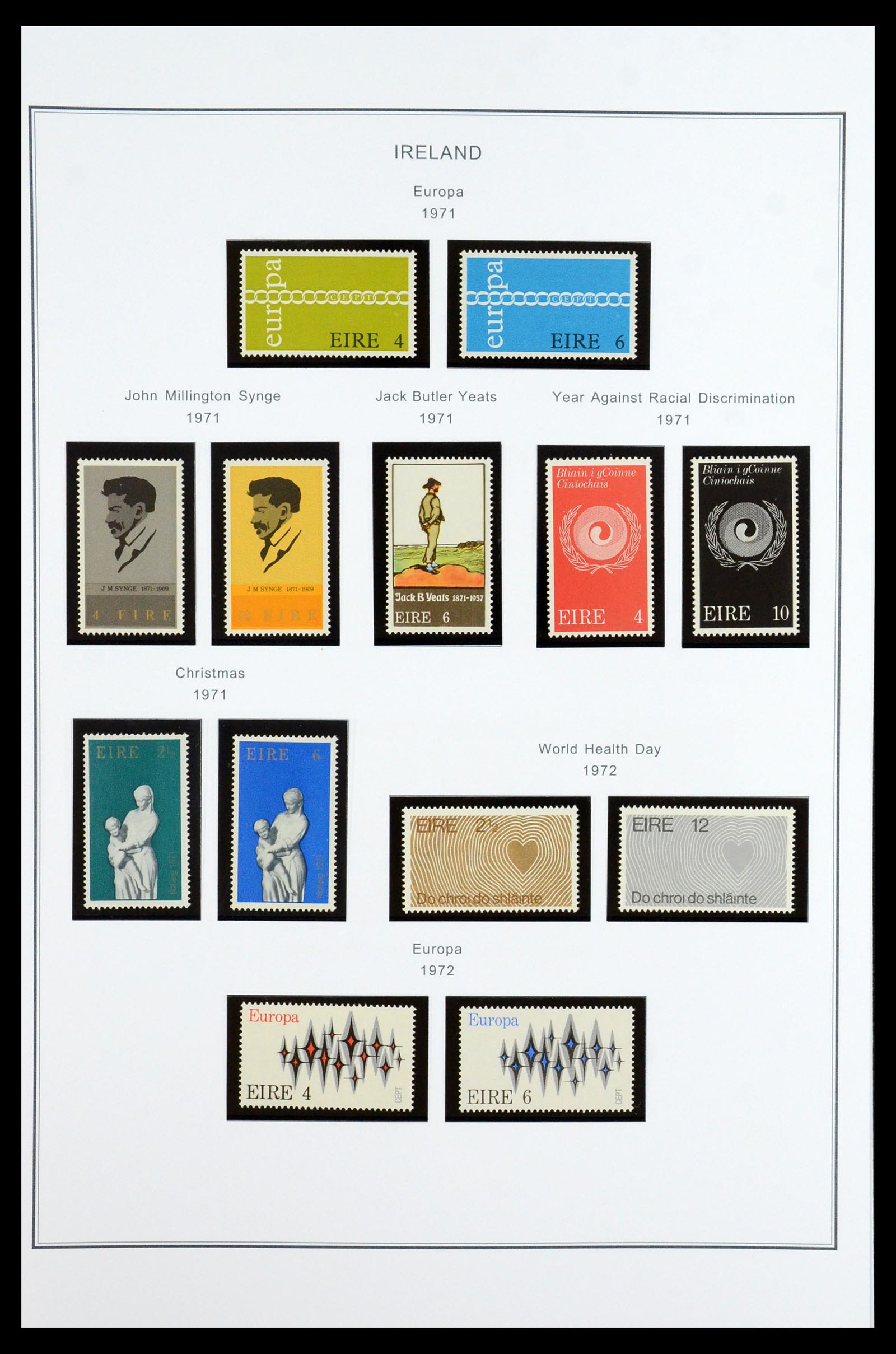 35904 025 - Postzegelverzameling 35904 Ierland 1922-2002.
