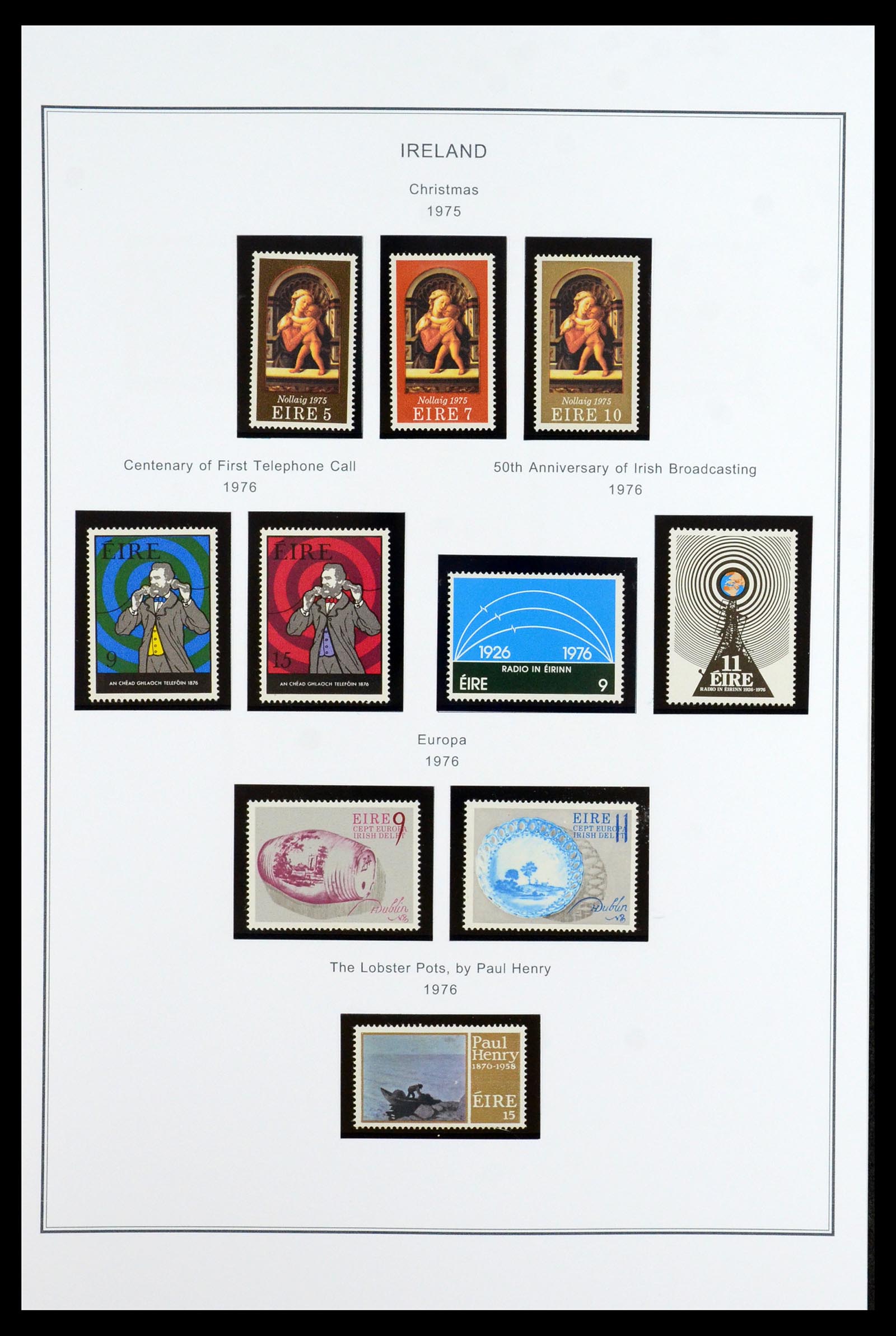 35904 033 - Postzegelverzameling 35904 Ierland 1922-2002.