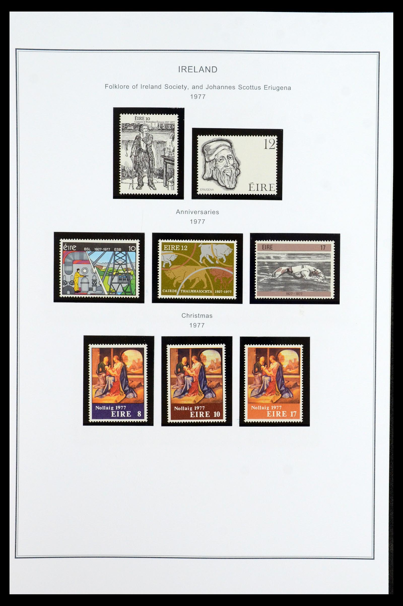 35904 037 - Postzegelverzameling 35904 Ierland 1922-2002.