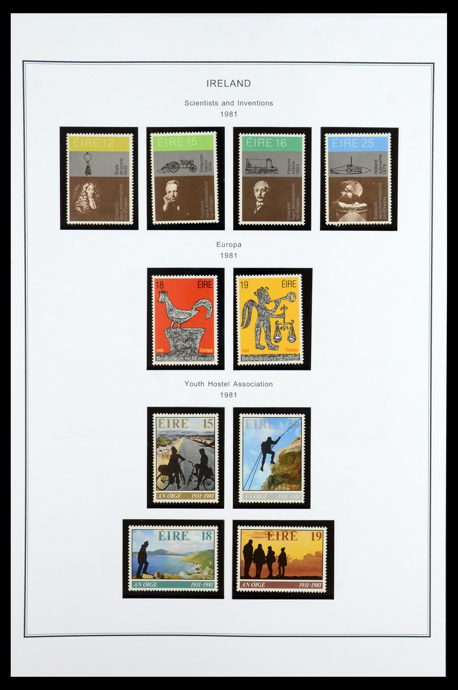 35904 045 - Postzegelverzameling 35904 Ierland 1922-2002.