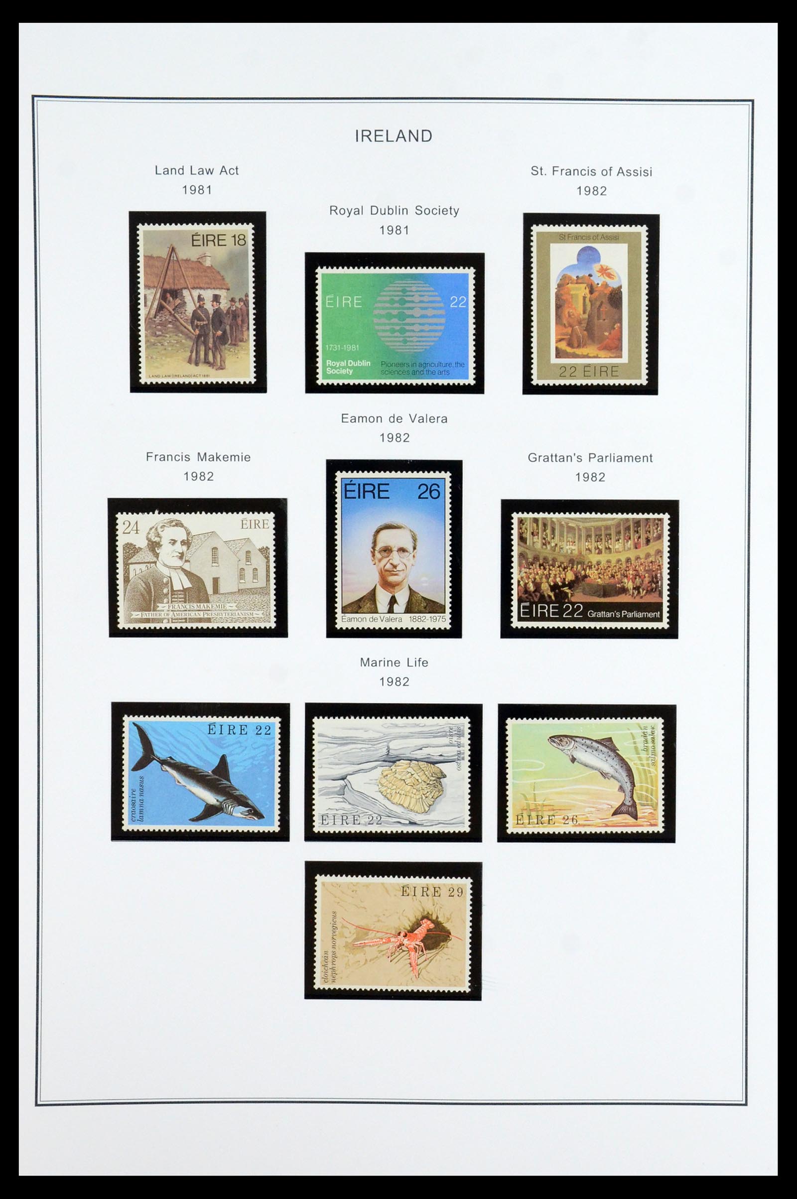 35904 047 - Postzegelverzameling 35904 Ierland 1922-2002.