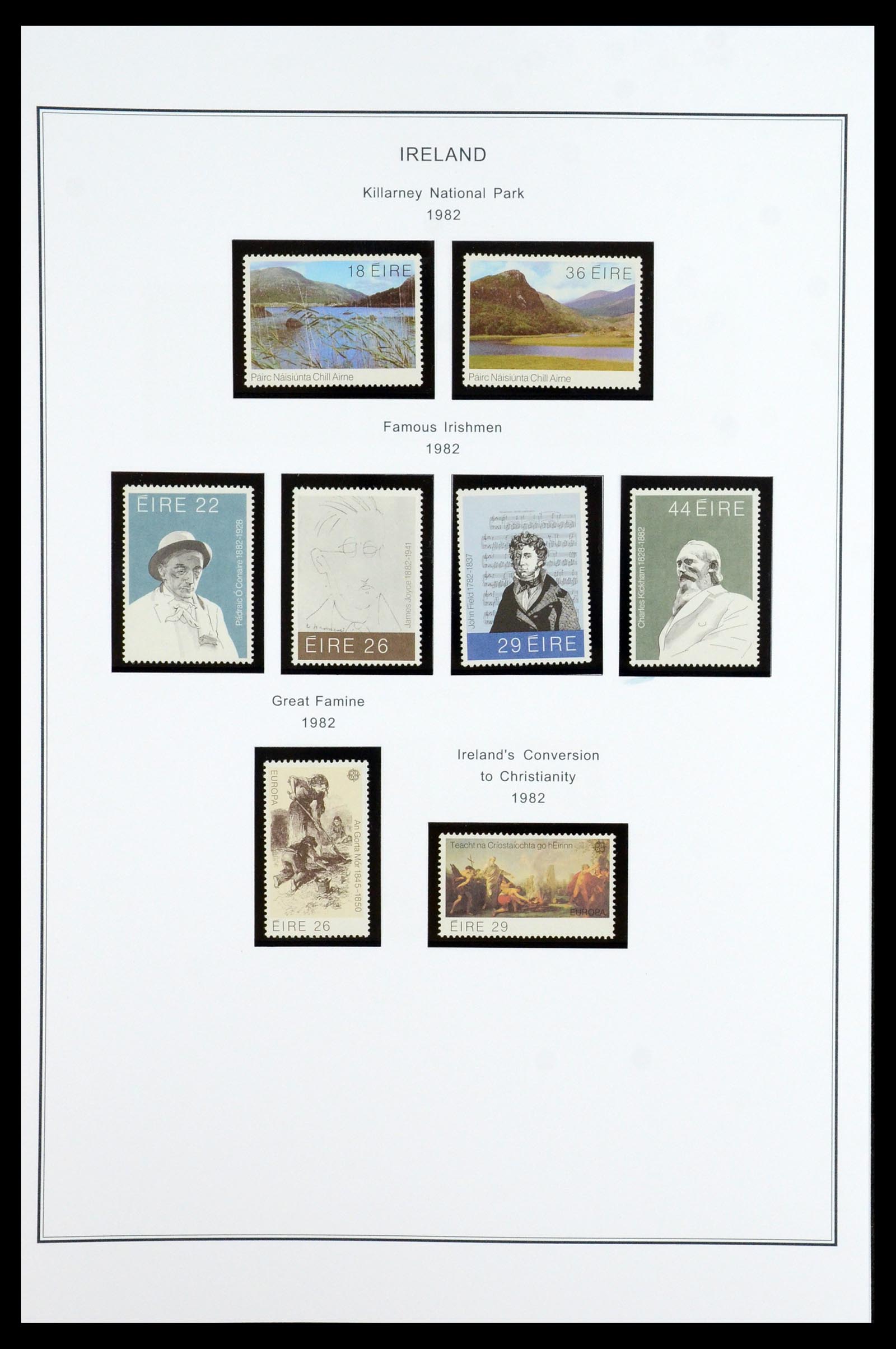 35904 048 - Postzegelverzameling 35904 Ierland 1922-2002.