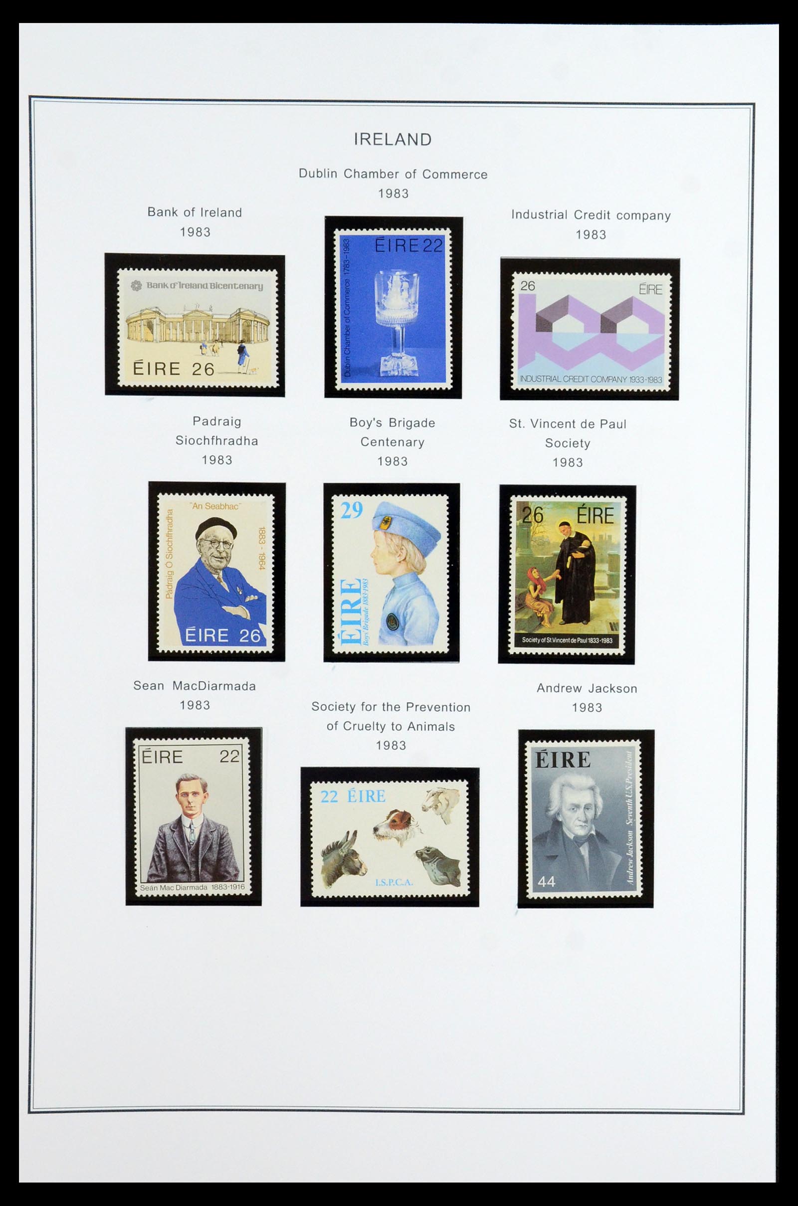 35904 051 - Postzegelverzameling 35904 Ierland 1922-2002.