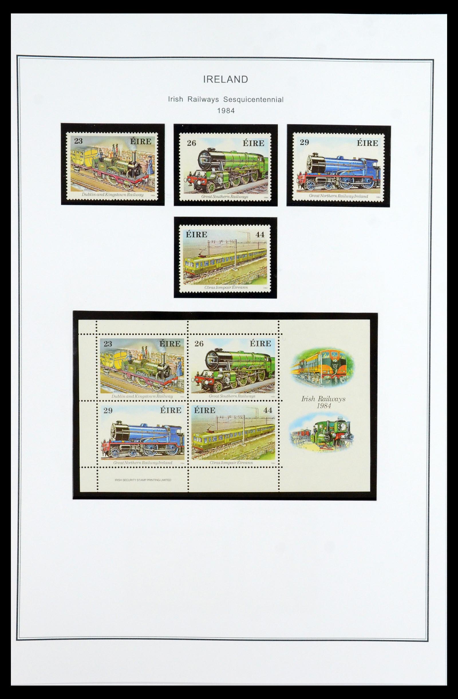 35904 055 - Postzegelverzameling 35904 Ierland 1922-2002.