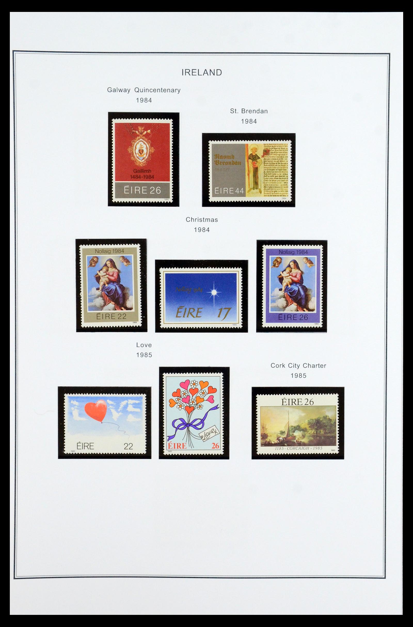 35904 057 - Postzegelverzameling 35904 Ierland 1922-2002.