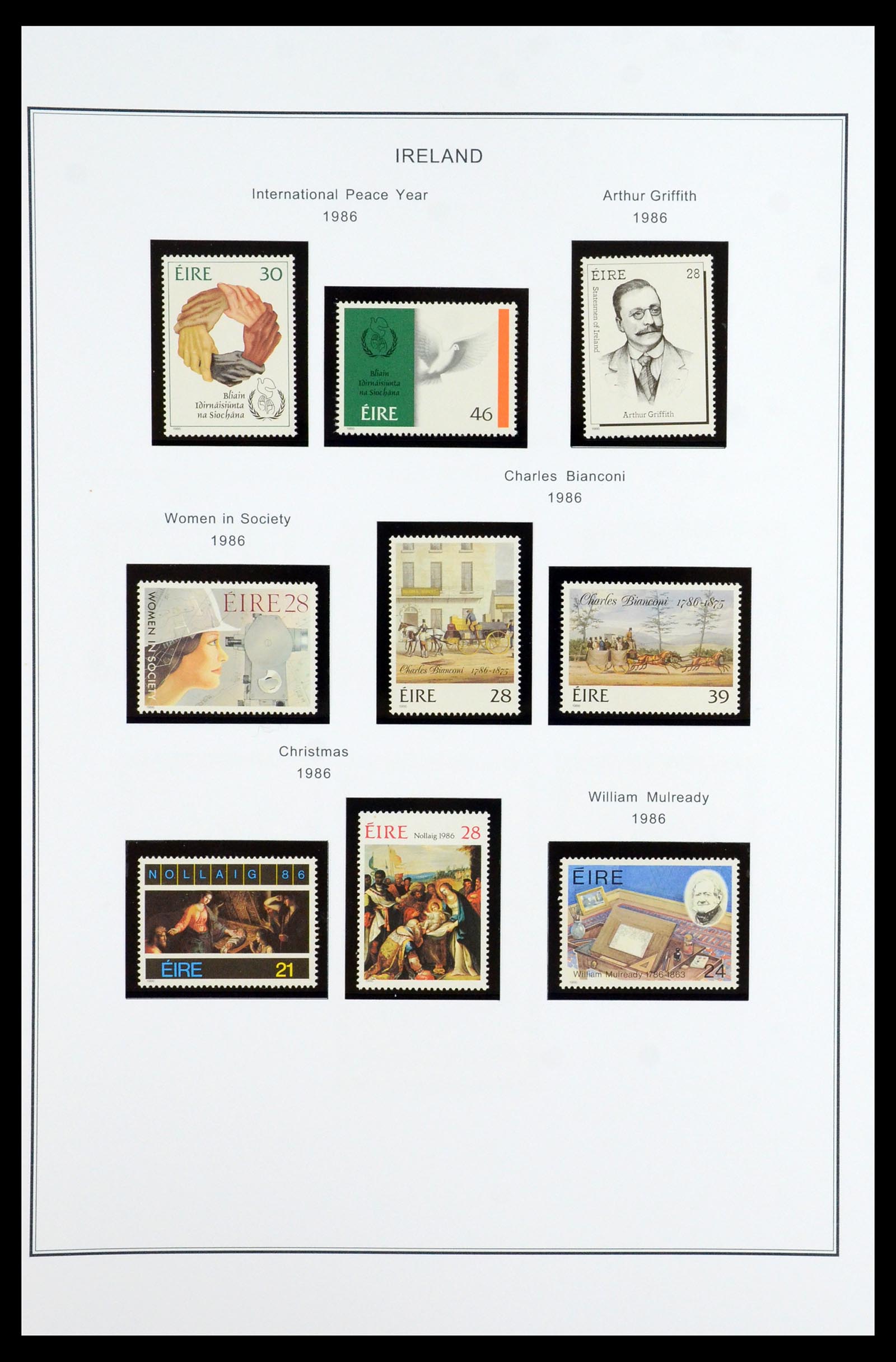 35904 063 - Postzegelverzameling 35904 Ierland 1922-2002.
